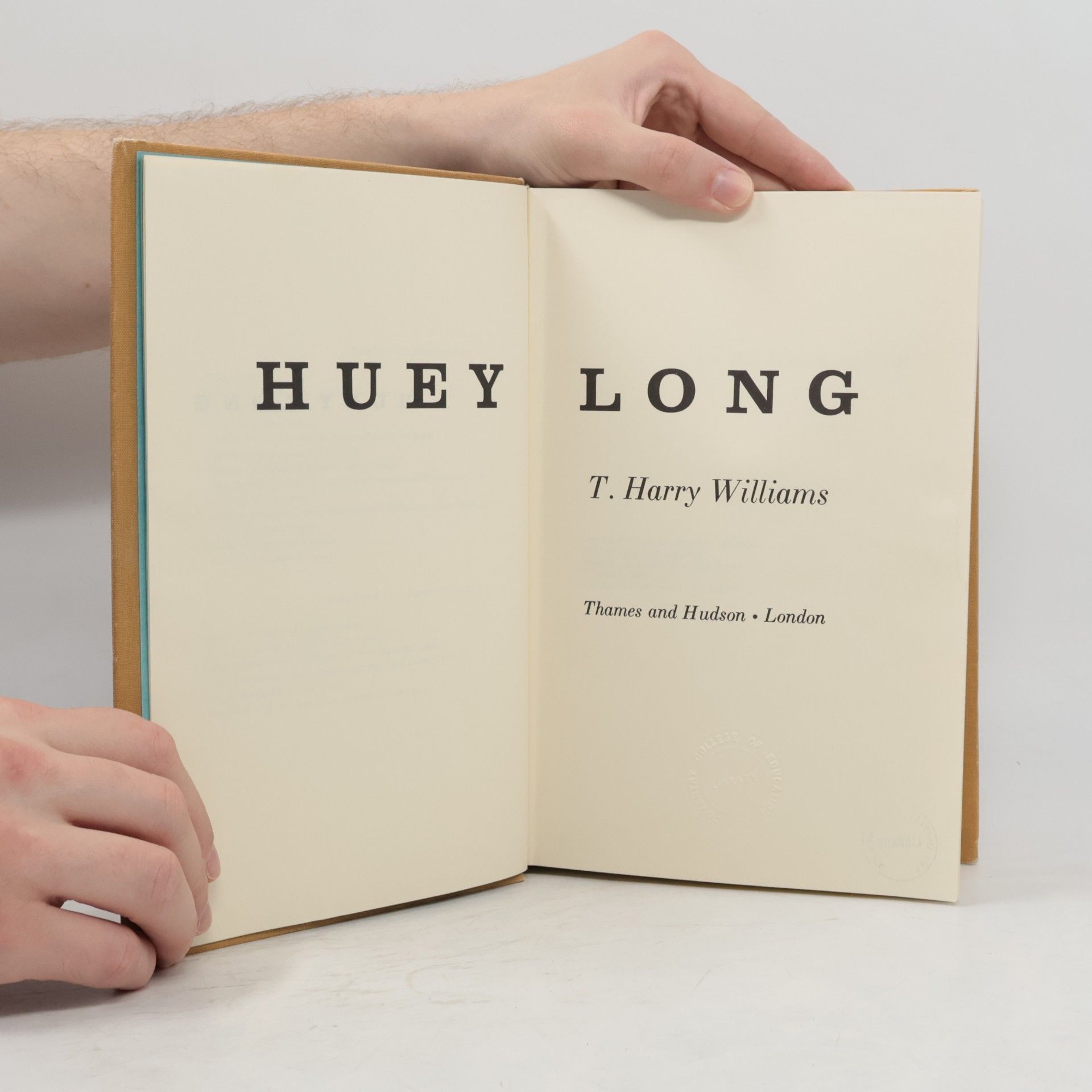 T. Harry Williams Huey Long