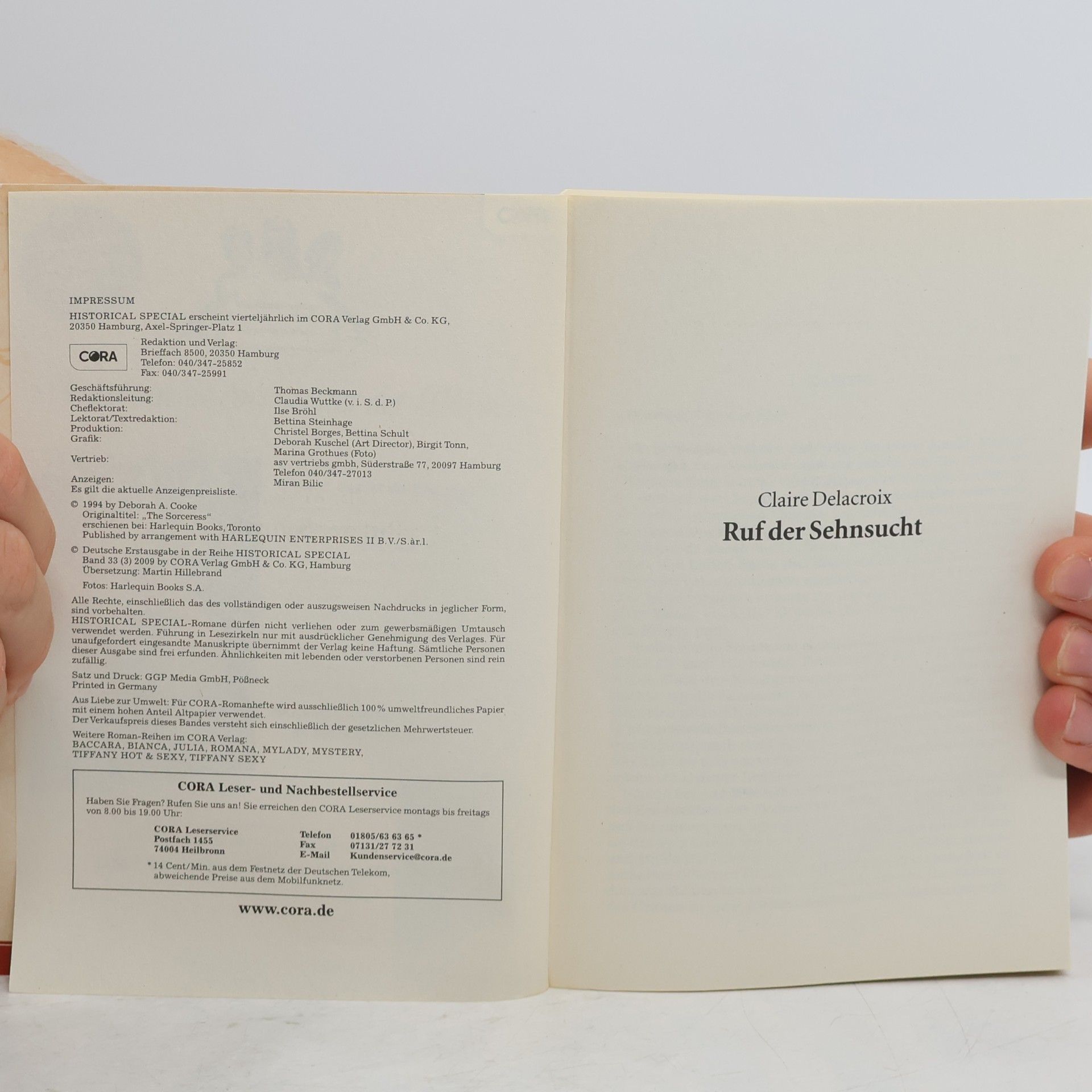 Claire Delacroix Ruf der Sehnsucht