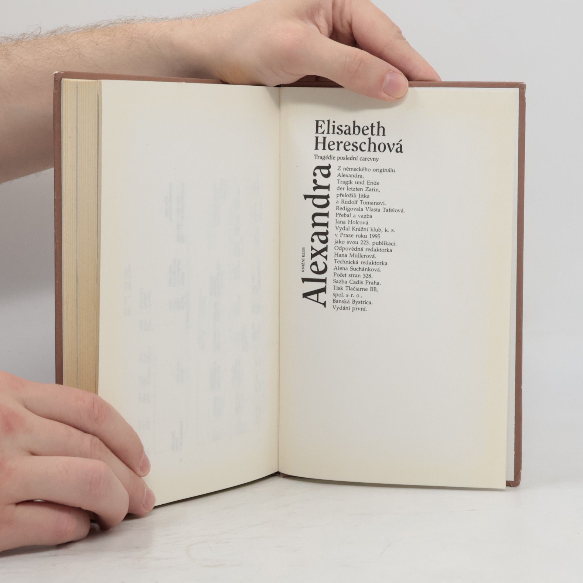 Elisabeth Heresch Alexandra - tragedie poslední carevny - hereschová elisabeth