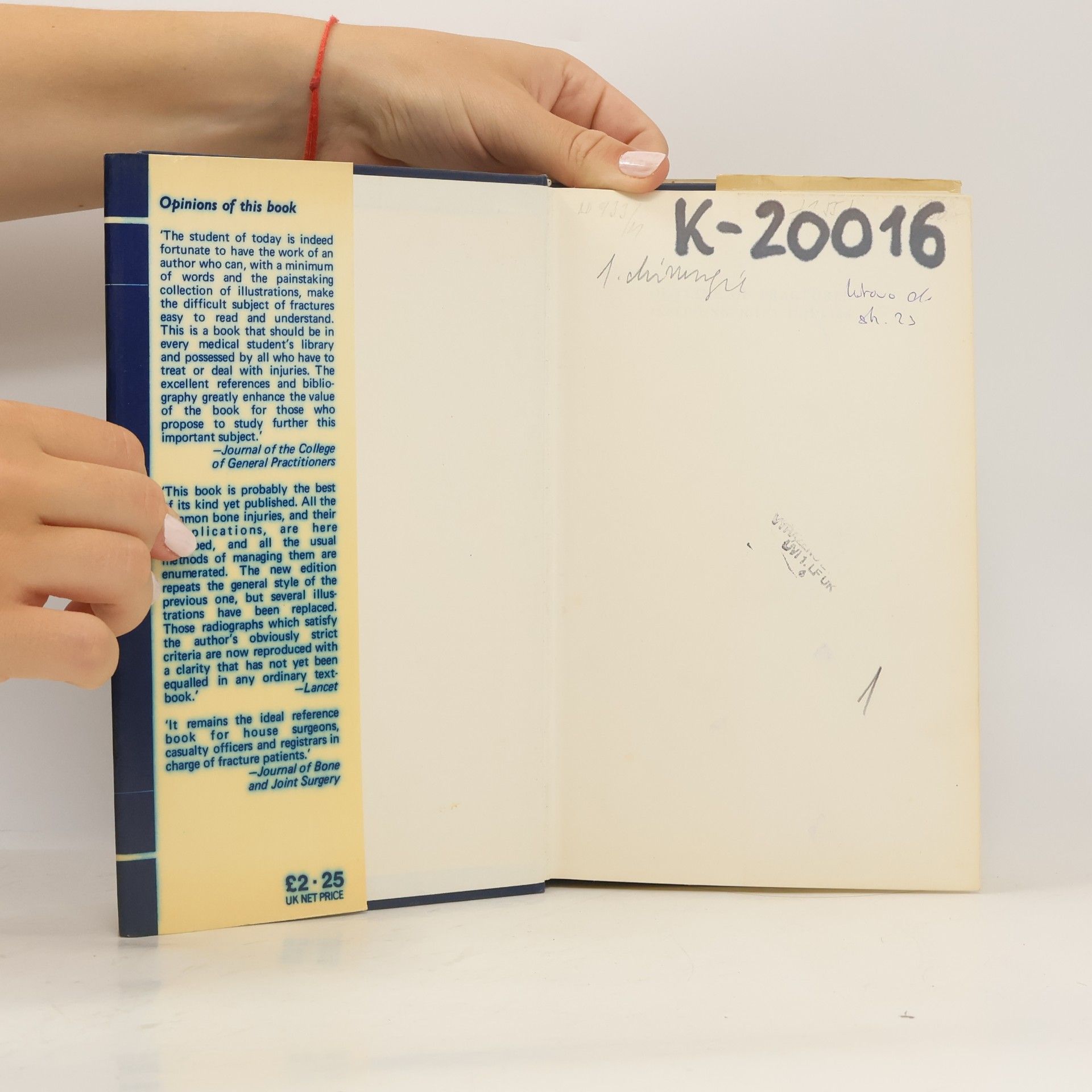 John Crawford Adams Outline of Fractures, Including Joint Injuries - Sixth Edition