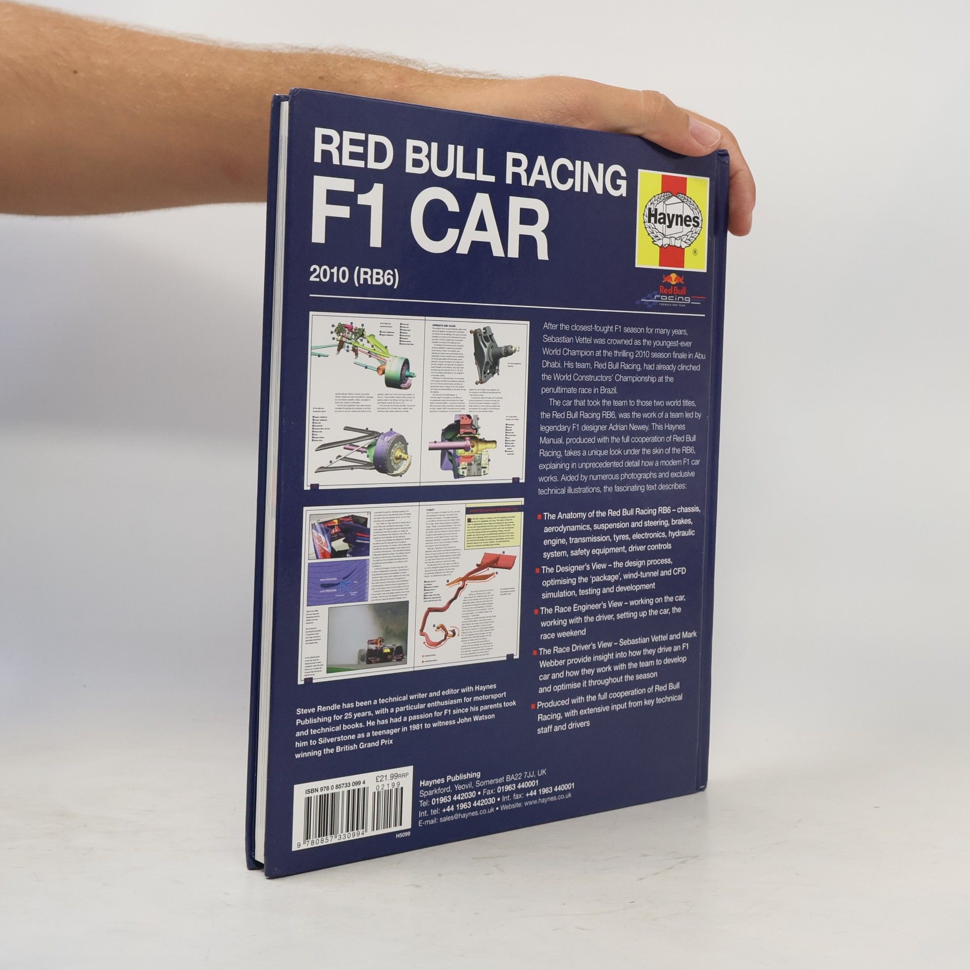 Steve Rendle Red Bull Racing F1 Car Manual