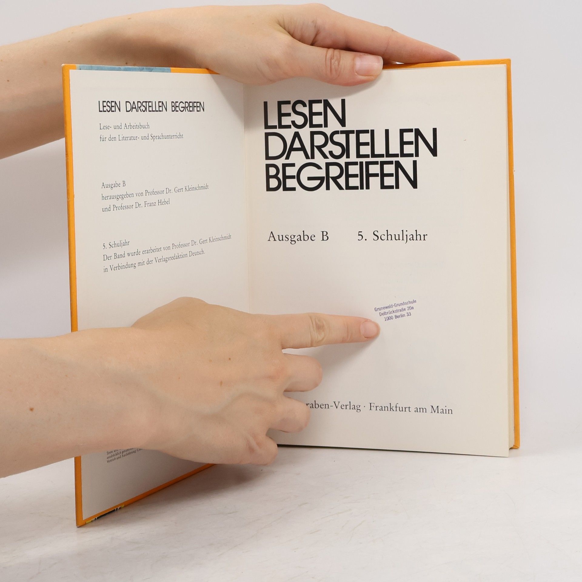 Lesen, Darstellen, Begreifen, Ausgabe B, 5. Schuljahr