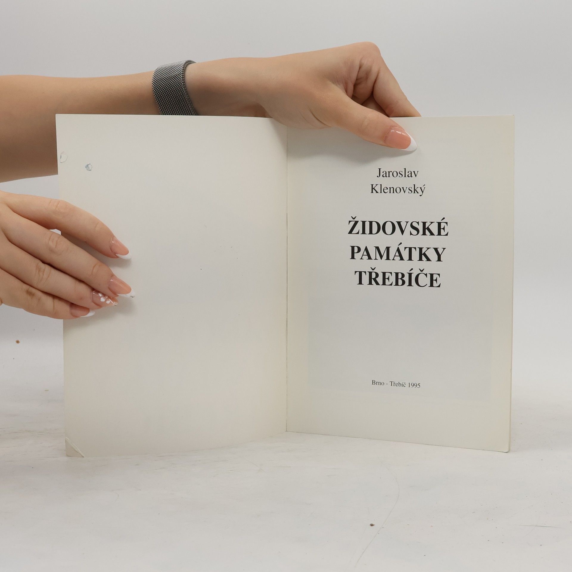 Jaroslav Klenovský Židovské památky Třebíče