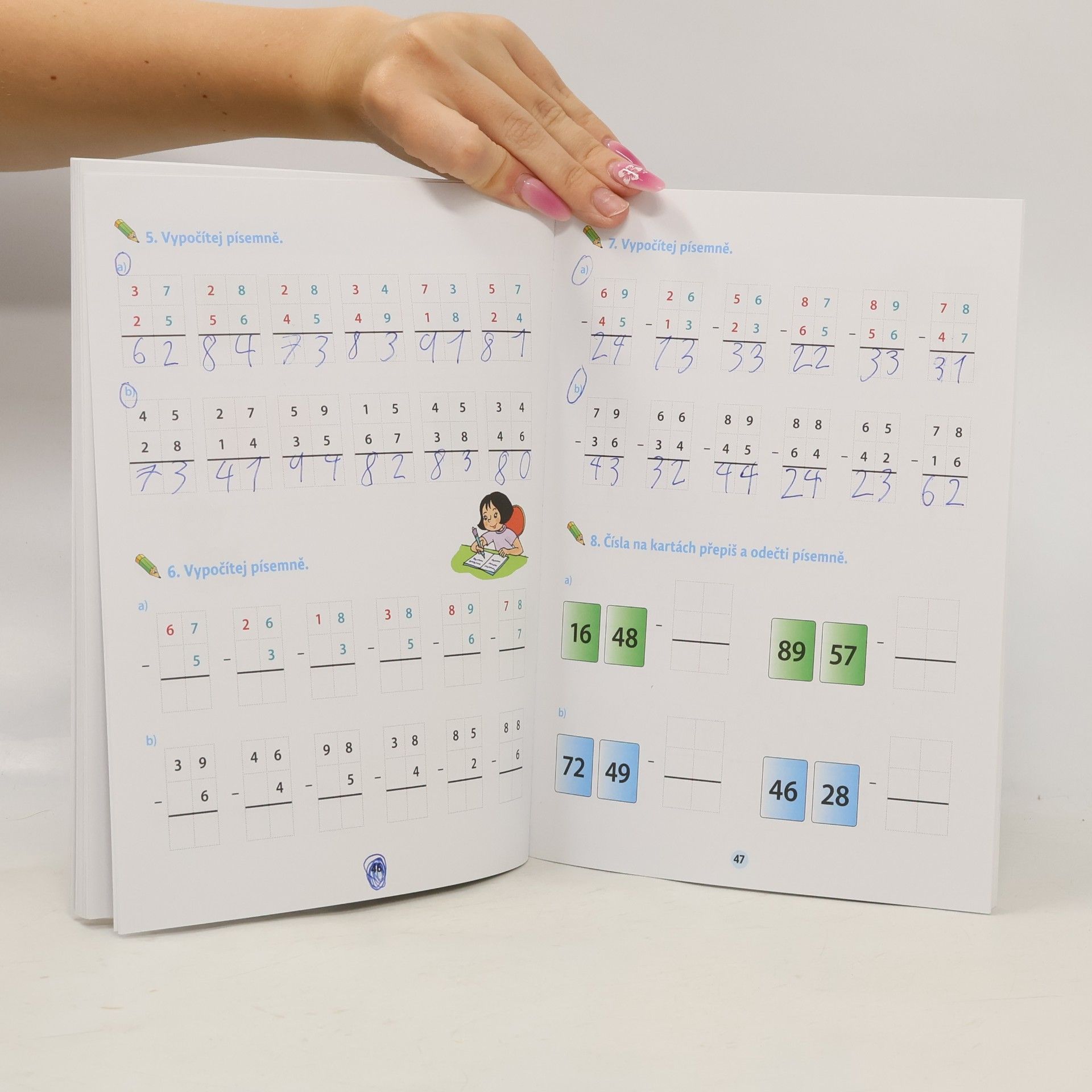 Simona Špačková Matematika v malíčku pro 2. třídu