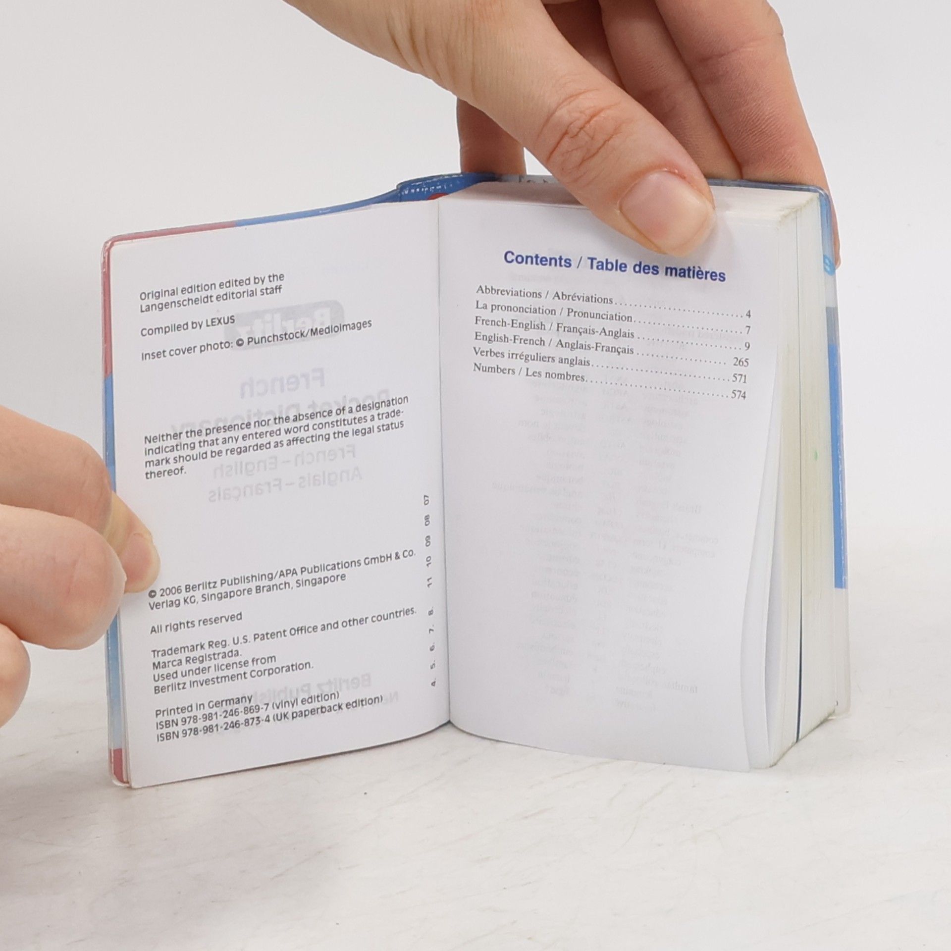 French - Berlitz Pocket Dictionary