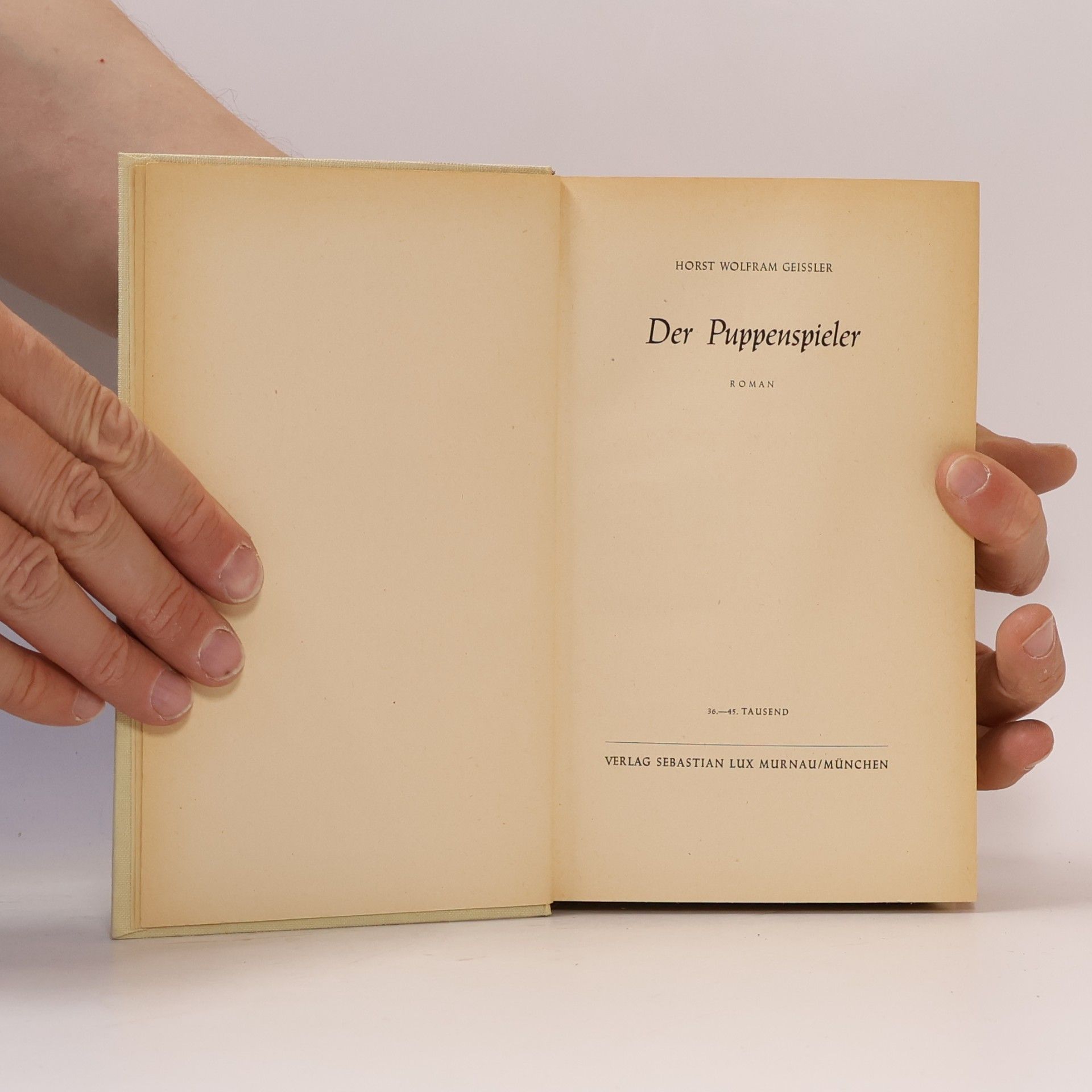 Horst Wolfram Geißler Der Puppenspieler