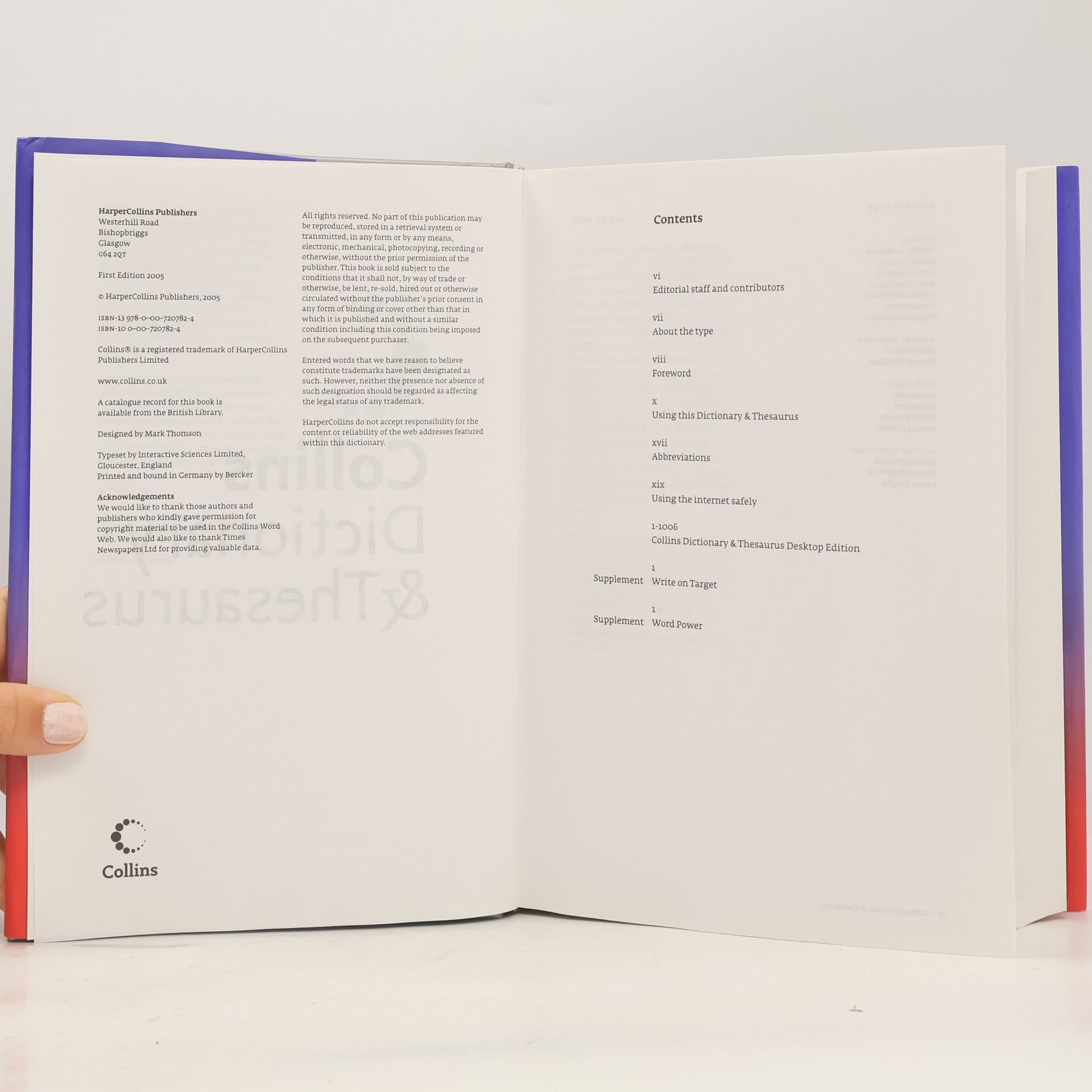 Autorenkollektiv Collins Dictionary and Thesaurus
