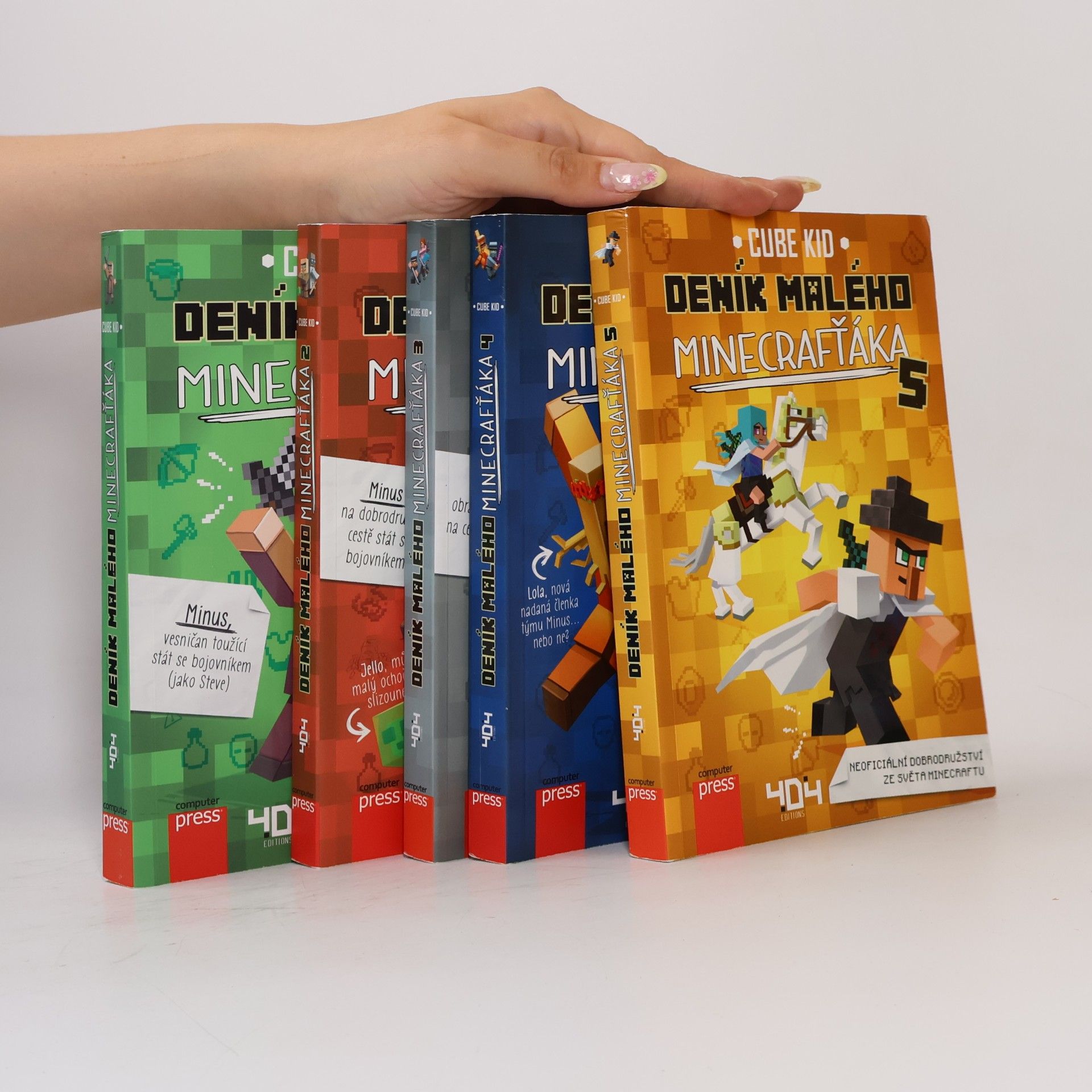 Barbora Antonová Deník malého Minecrafťáka. Box 1-5