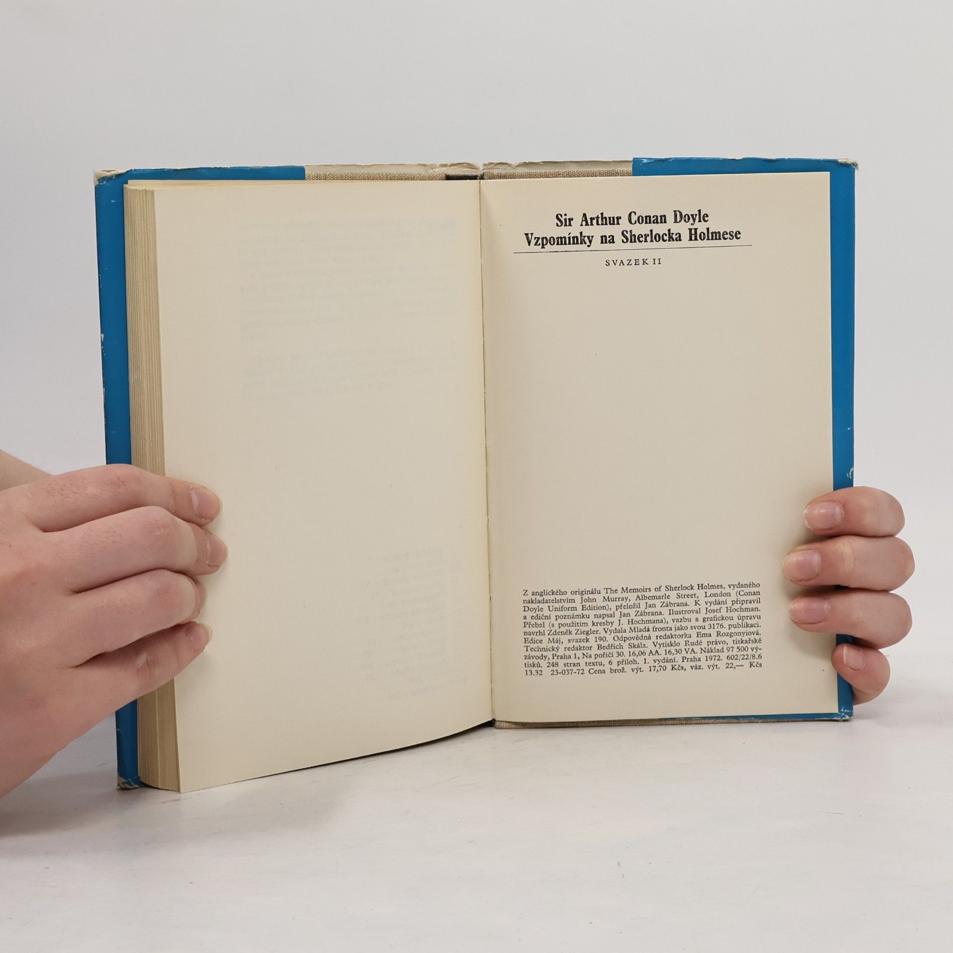 Arthur Conan Doyle Vzpomínky na Sherlocka Holmese
