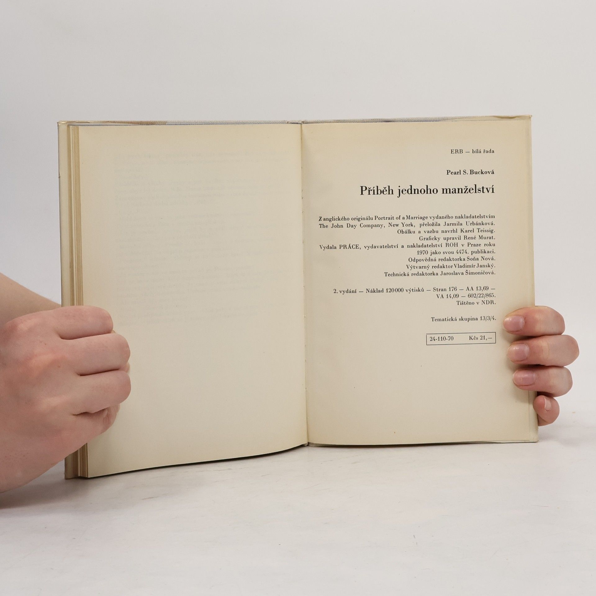 Pearl S. Buck Příběh jednoho manželství