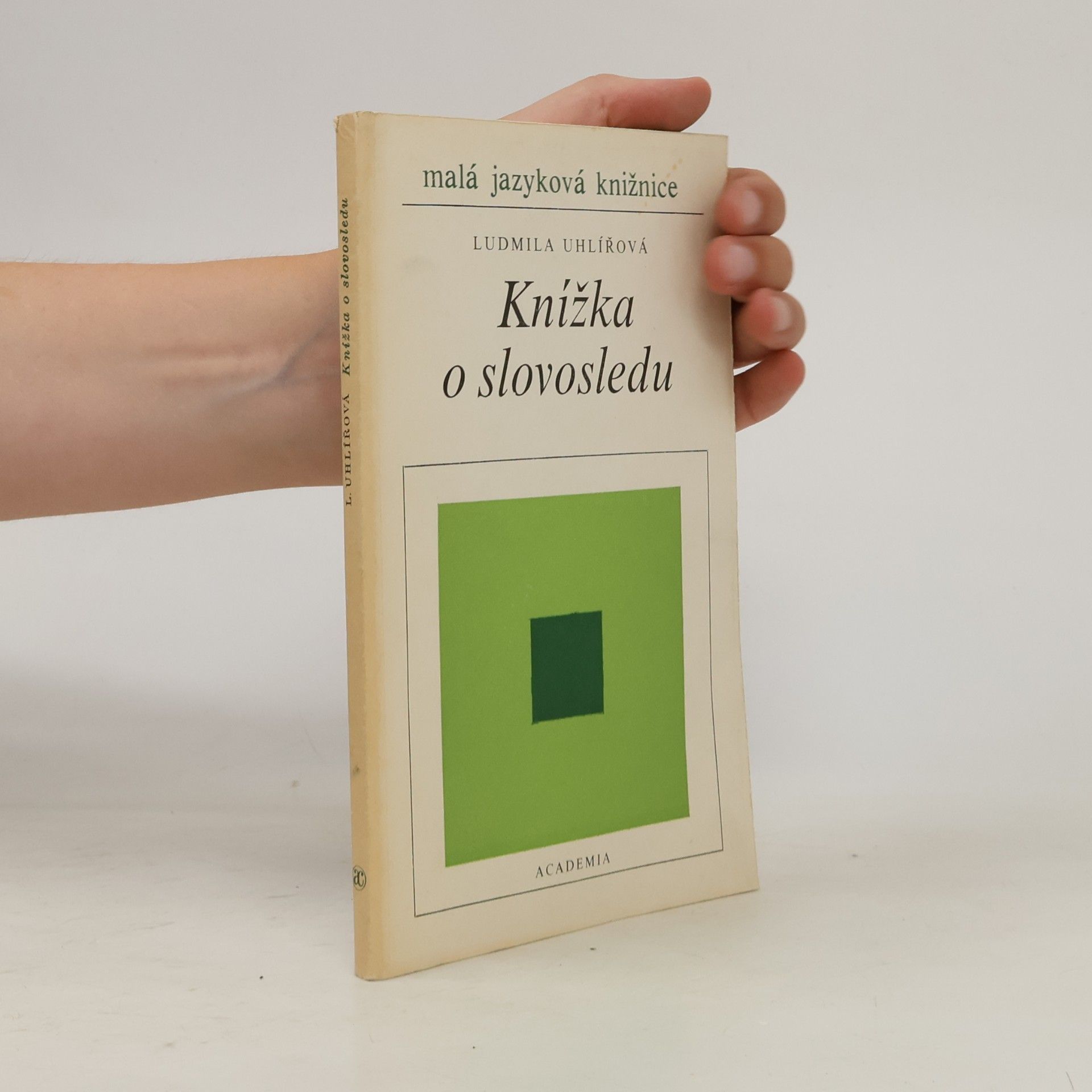 Ludmila Uhlířová Knížka o slovosledu