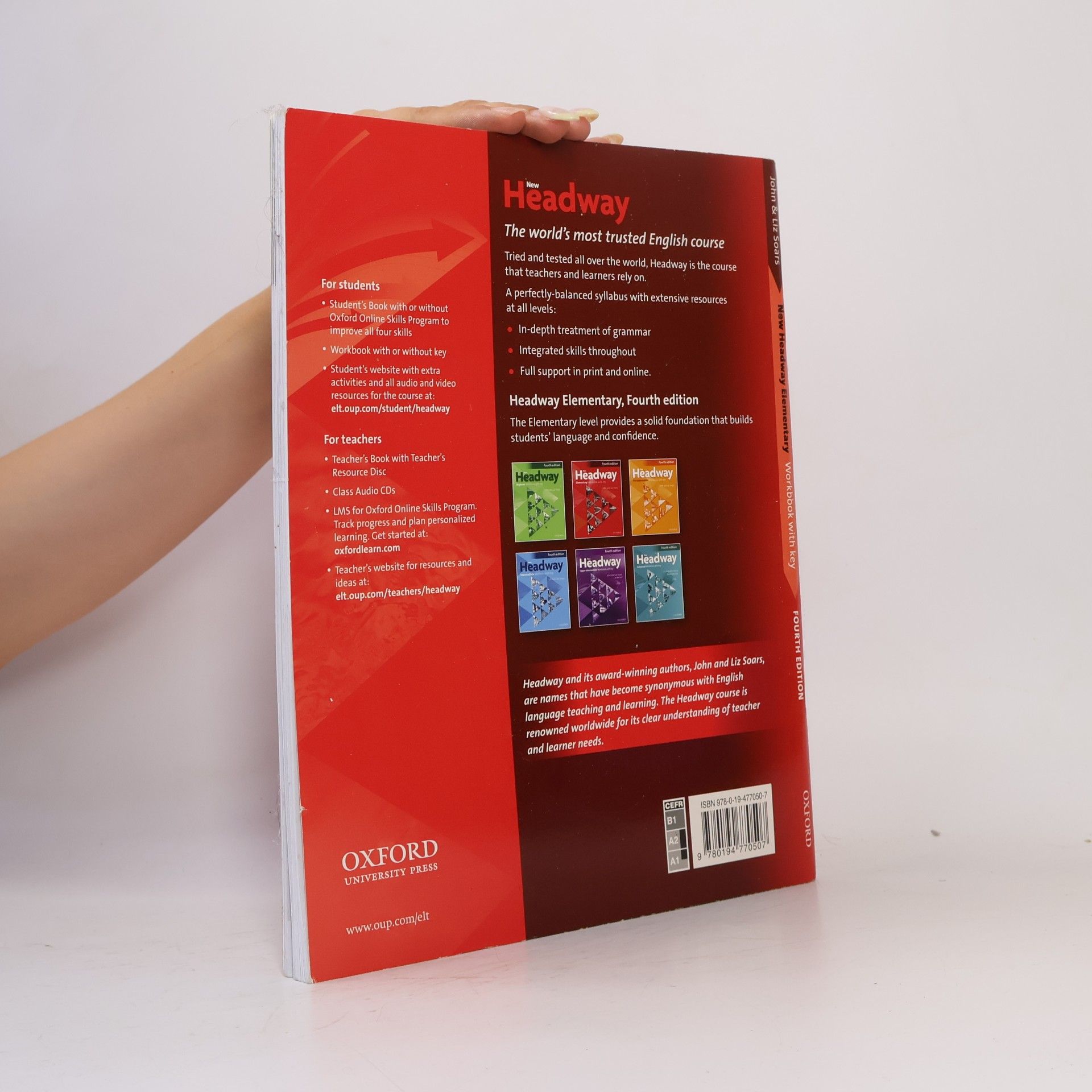 Liz Soars New Headway : elementary. Workbook with key : with iChecker