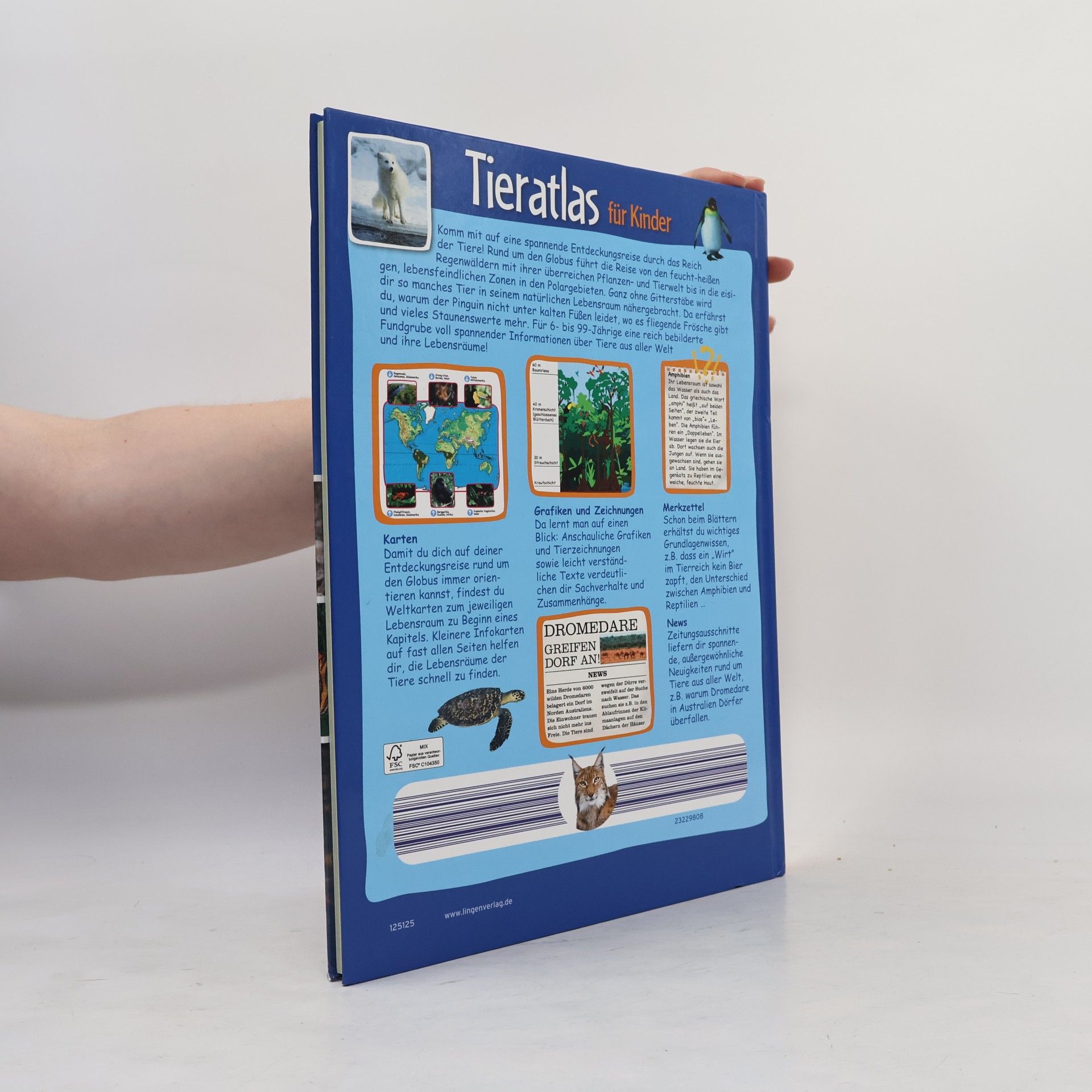 Various authors Tieratlas für Kinder