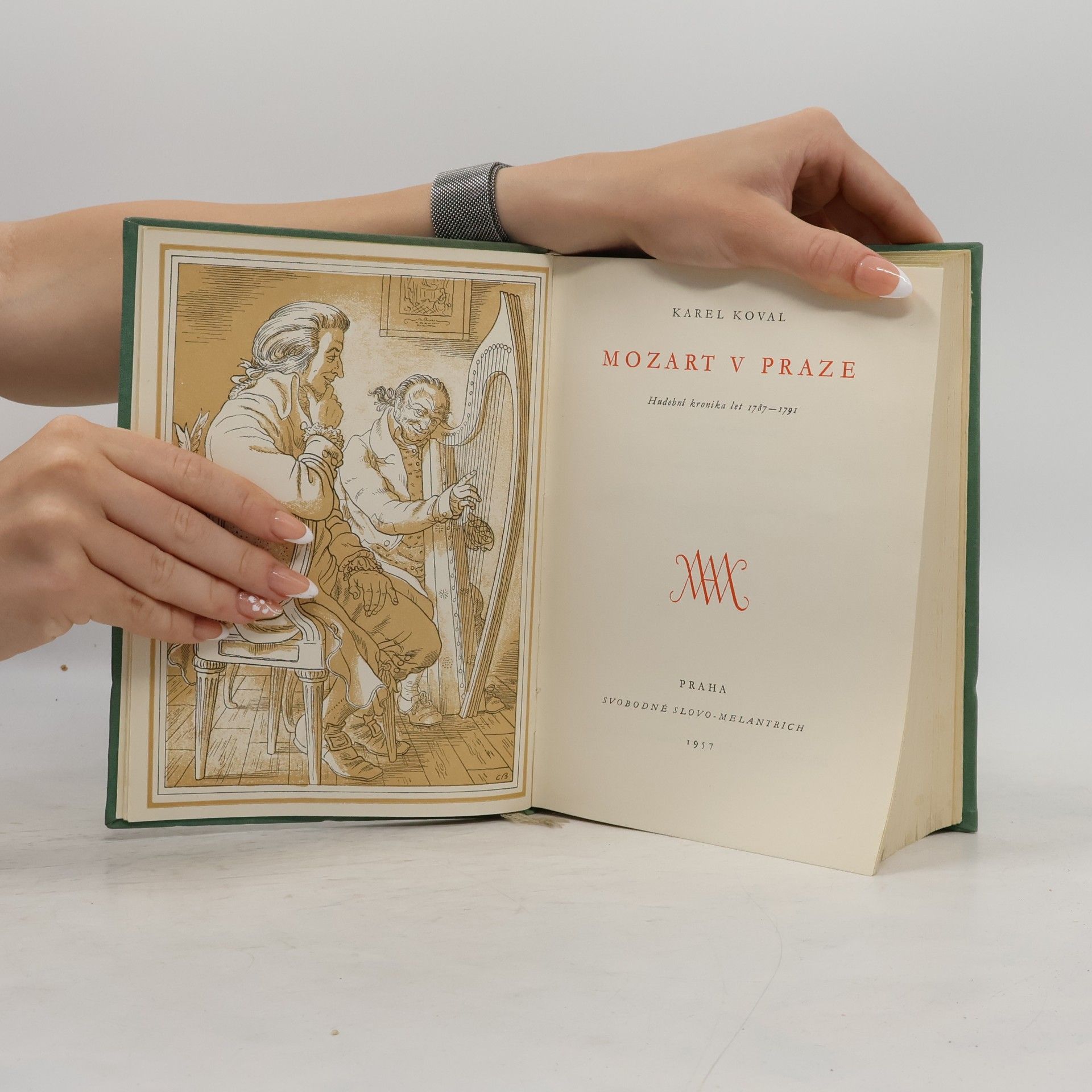 Karel Koval Mozart v Praze