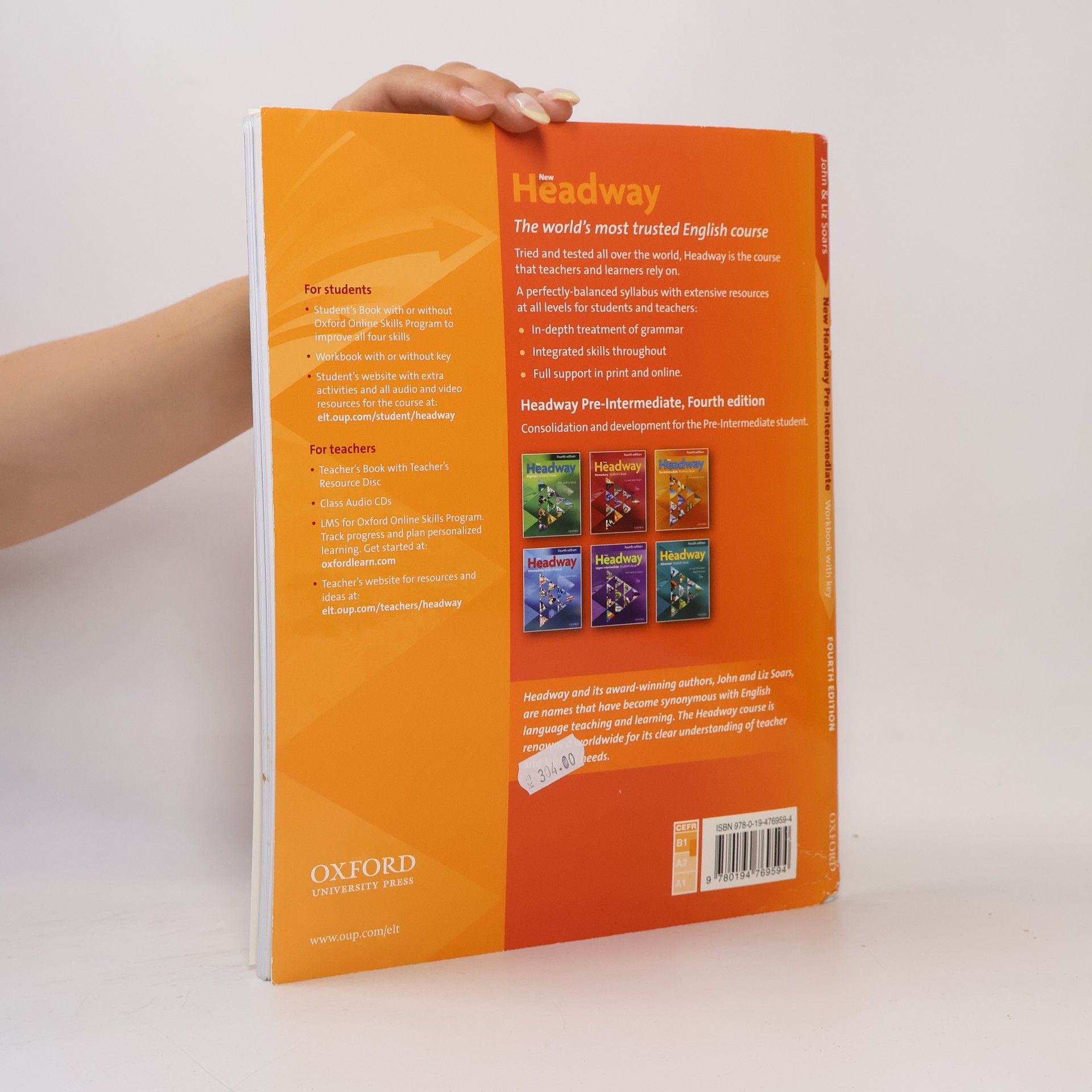 Liz Soars New Headway. Fourth edition. Pre-intermediate. Workbook with key