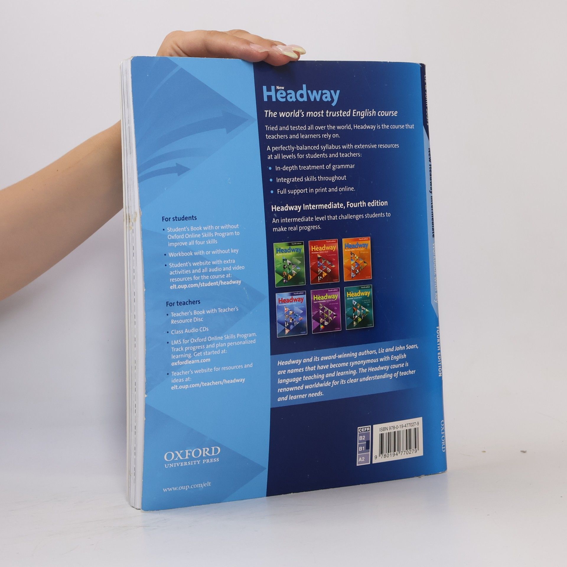 Liz Soars New Headway Fourth Edition Intermediate Workbook with Key