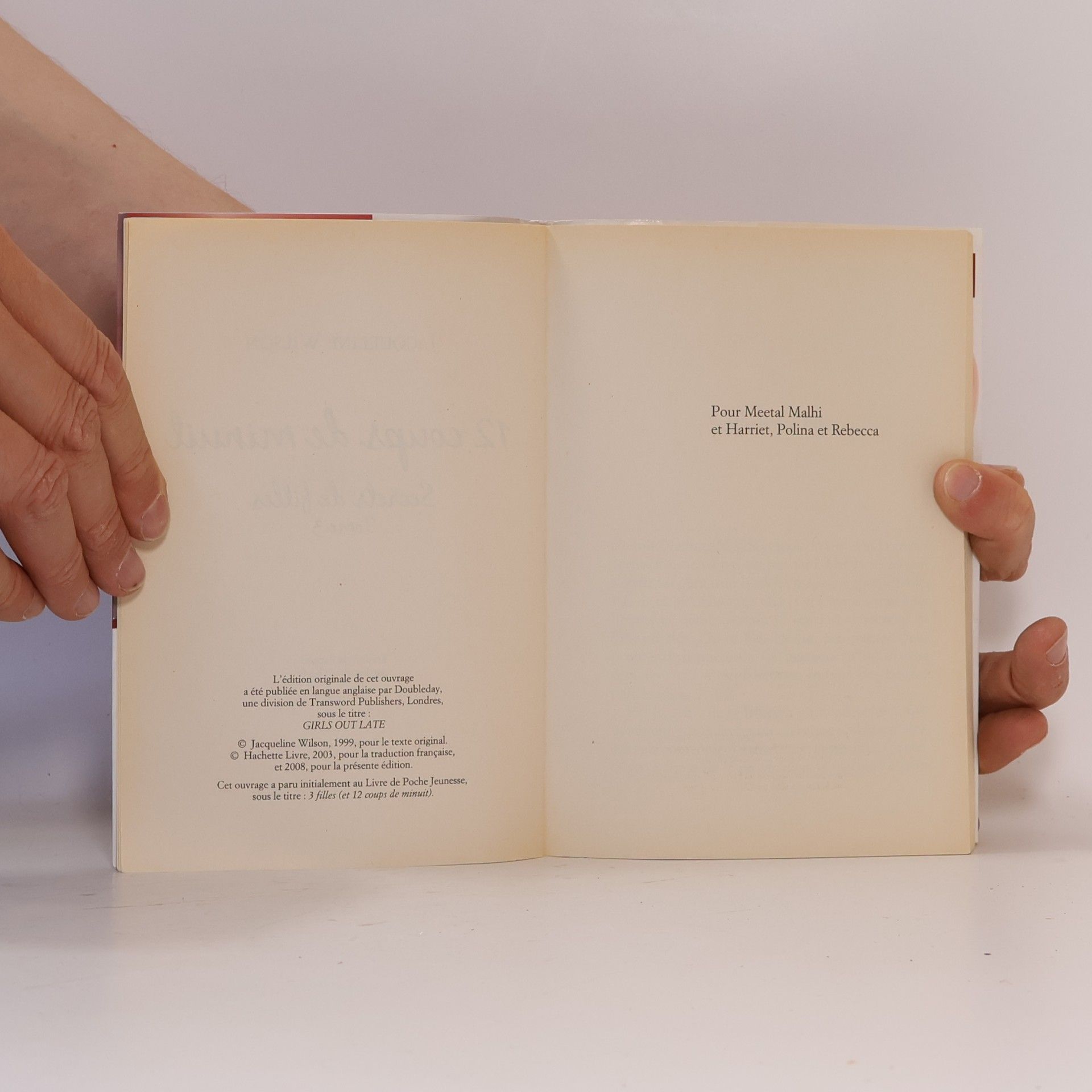 Jacqueline Wilson Secrets de filles - 3: 12 coups de minuit