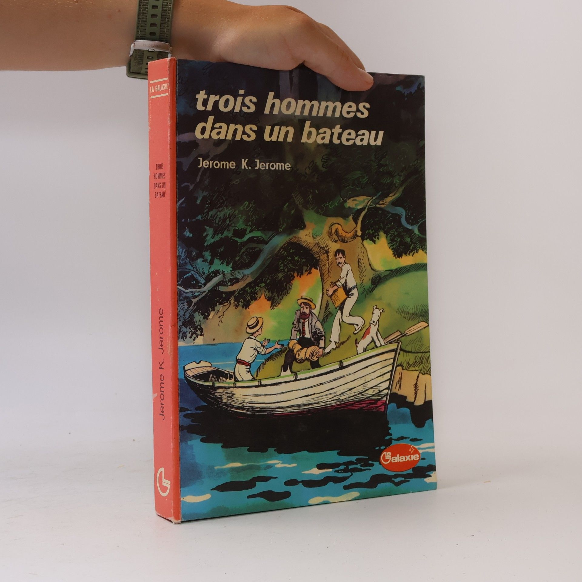 Trois hommes dans un bateau