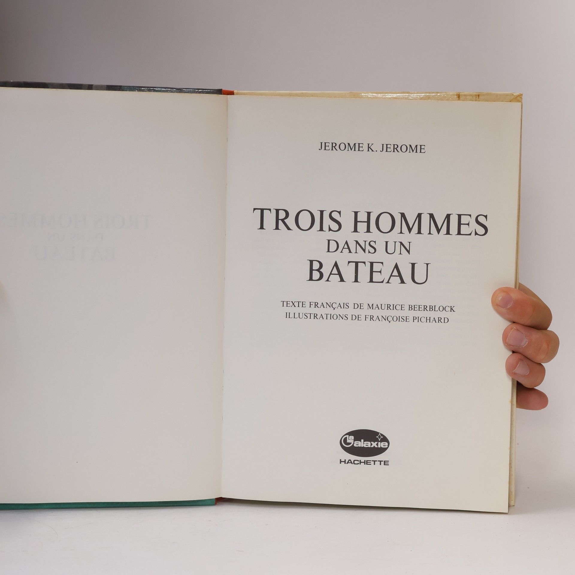 Jerome Klapka Jerome Trois hommes dans un bateau
