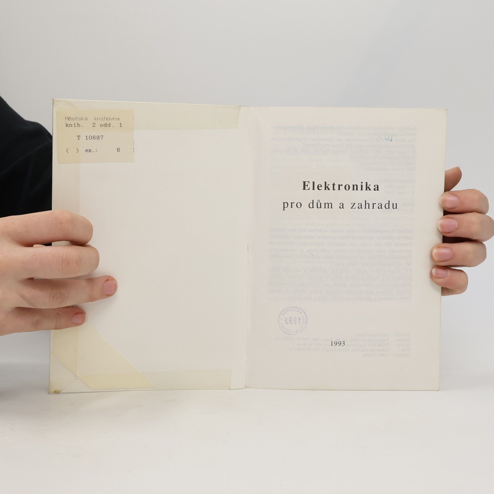 Various authors Elektronika pro dům a zahradu