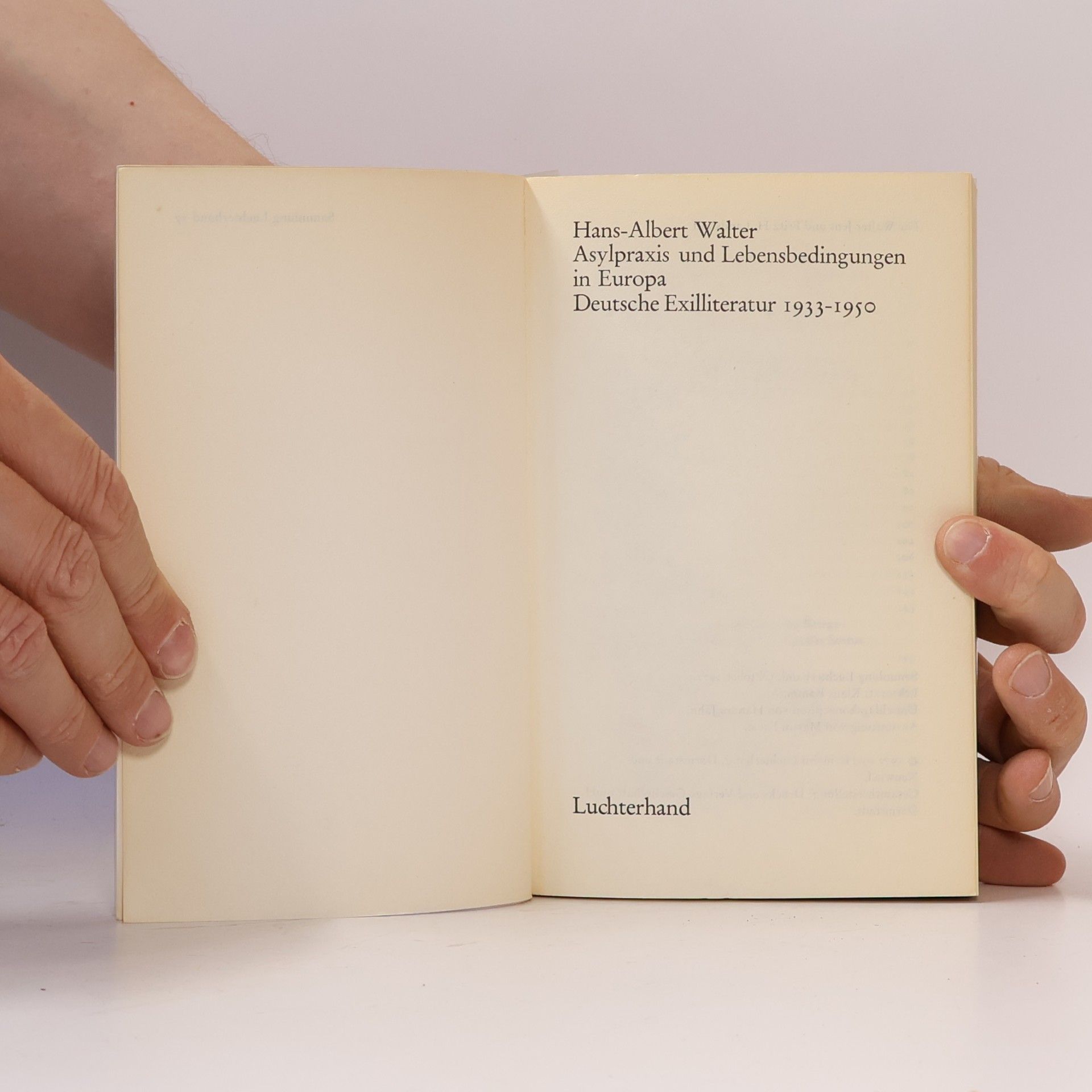 Hans-Albert Walter Deutsche Exilliteratur 2