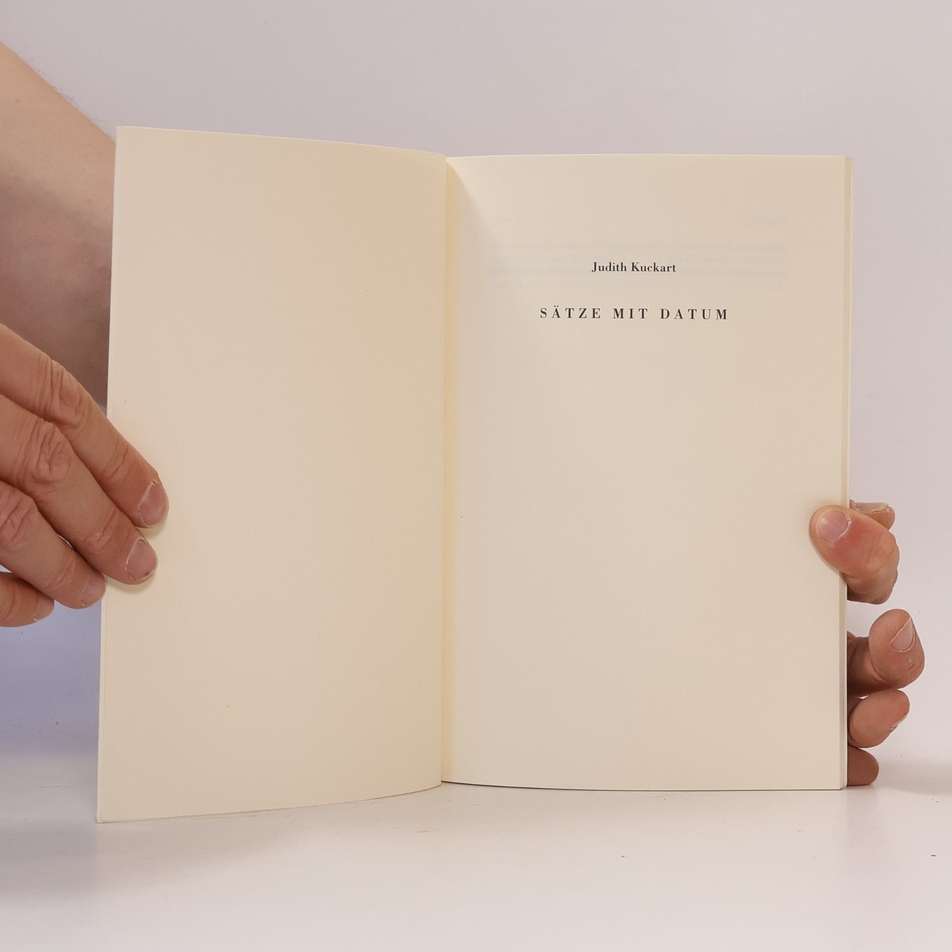 Judith Kuckart Sätze mit Datum
