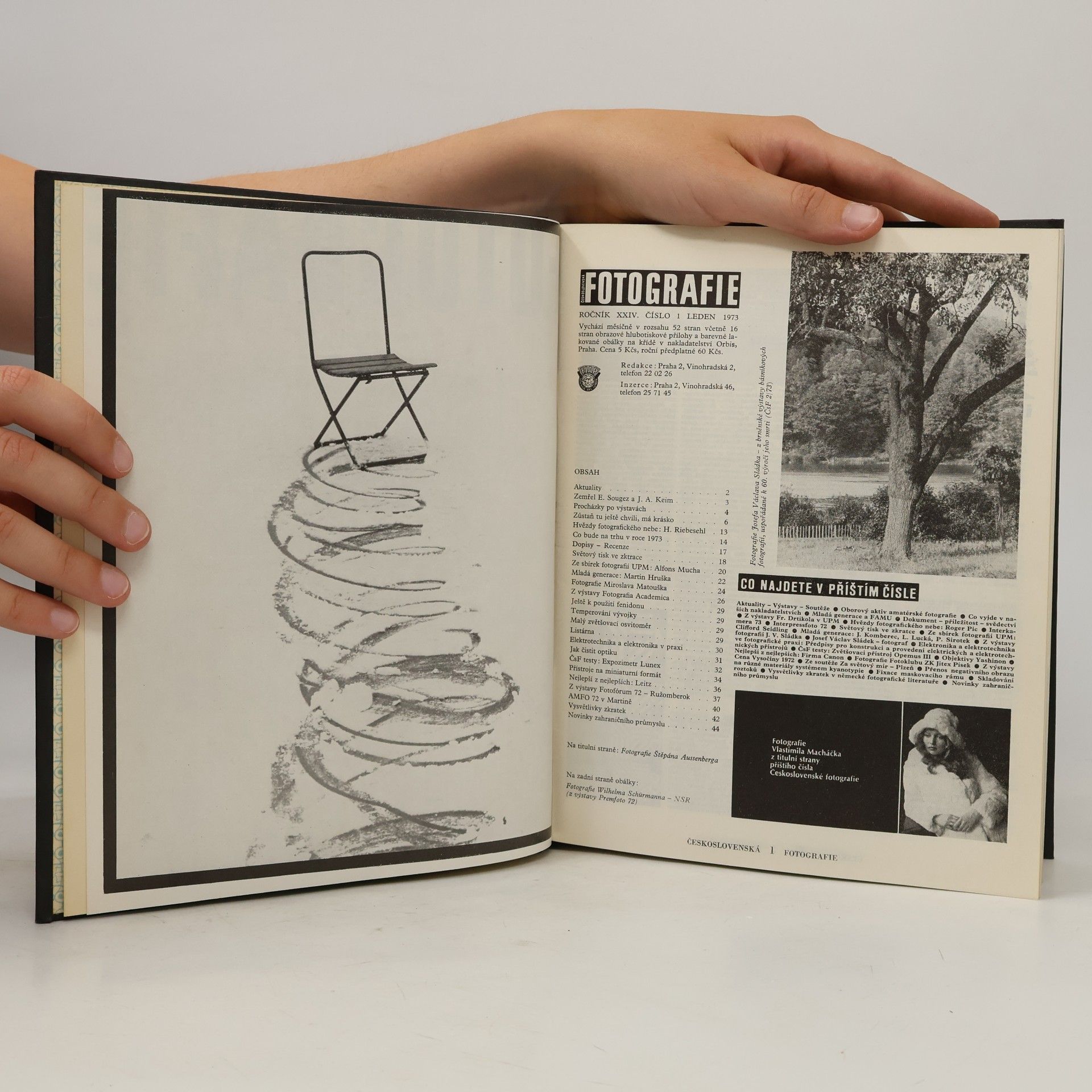 kolektiv Fotografie. Ročník XXIV. Číslo 1. Leden 1973