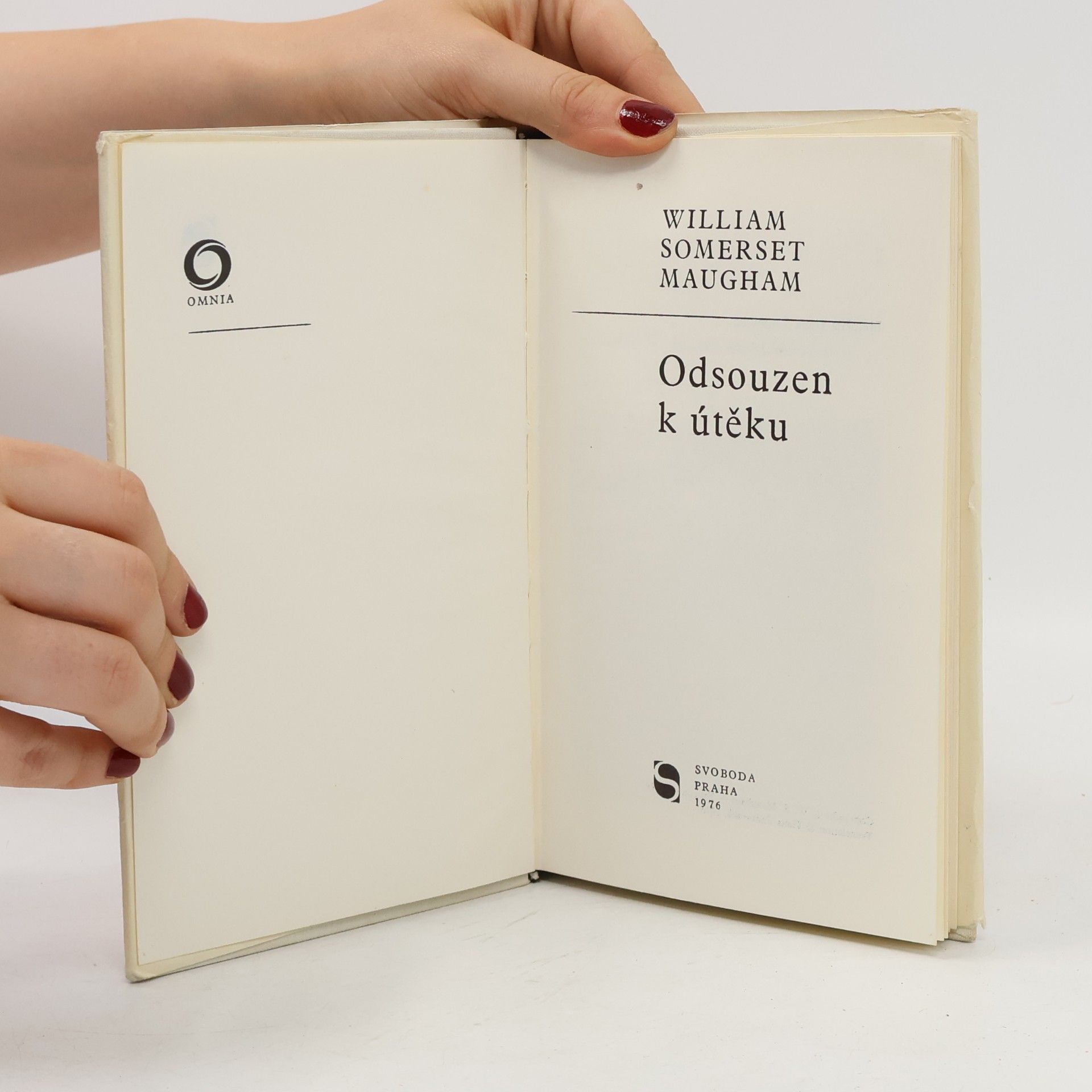William Somerset Maugham Odsouzen k útěku