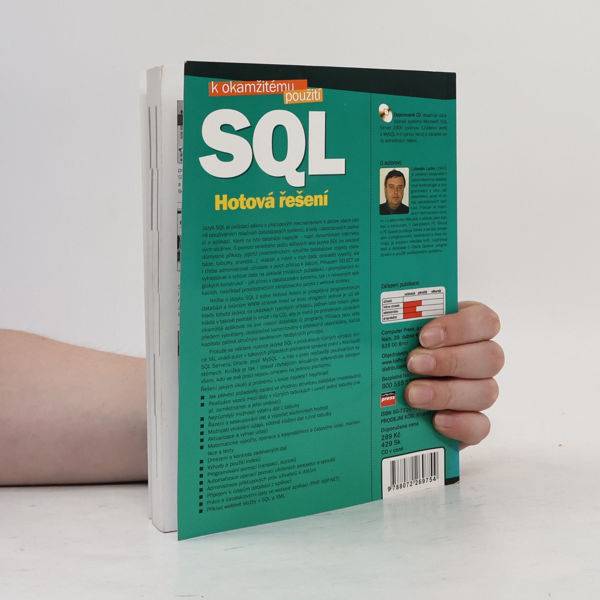 Ľuboslav Lacko SQL: Hotová řešení