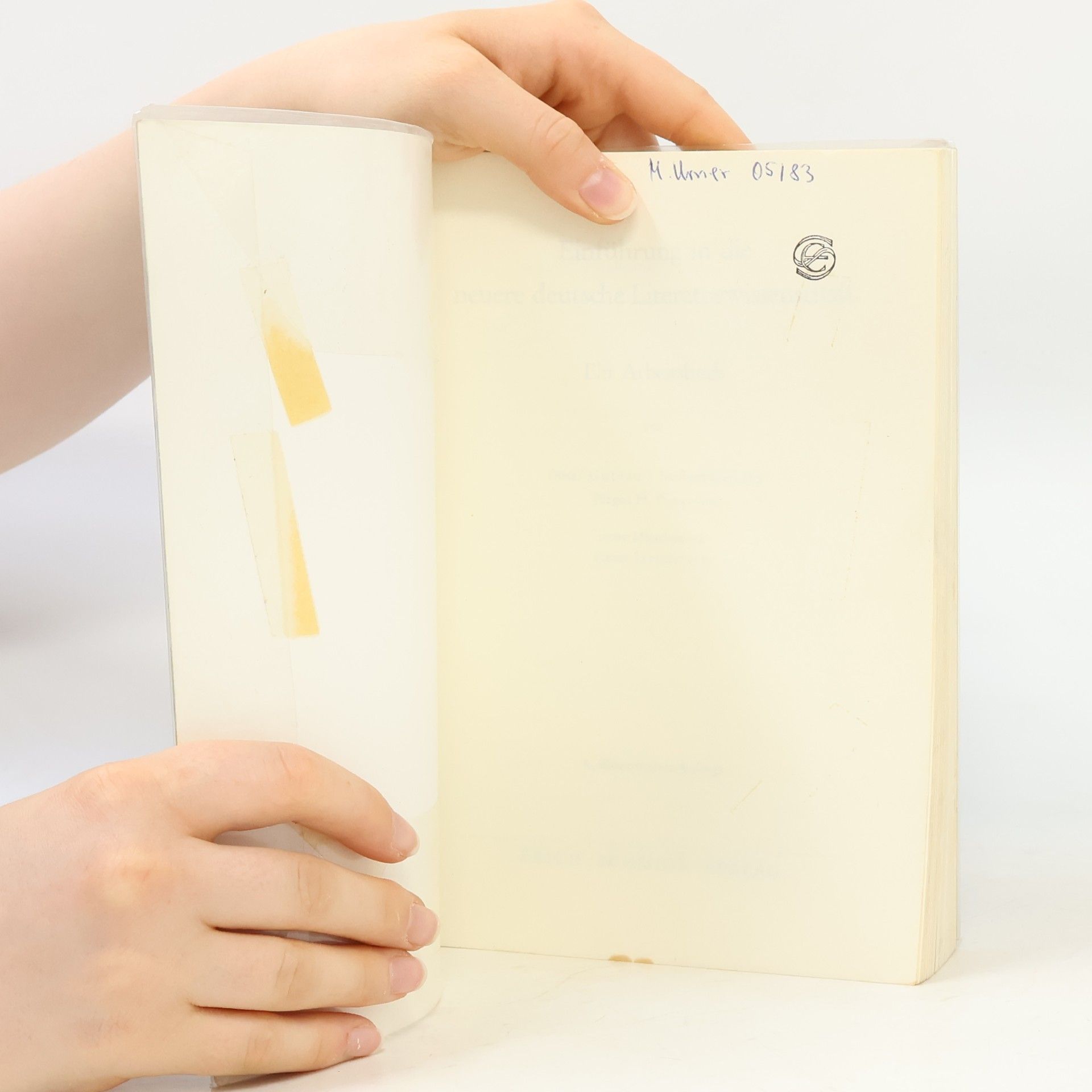 Dieter Gutzen Einführung in die neuere deutsche Literaturwissenschaft
