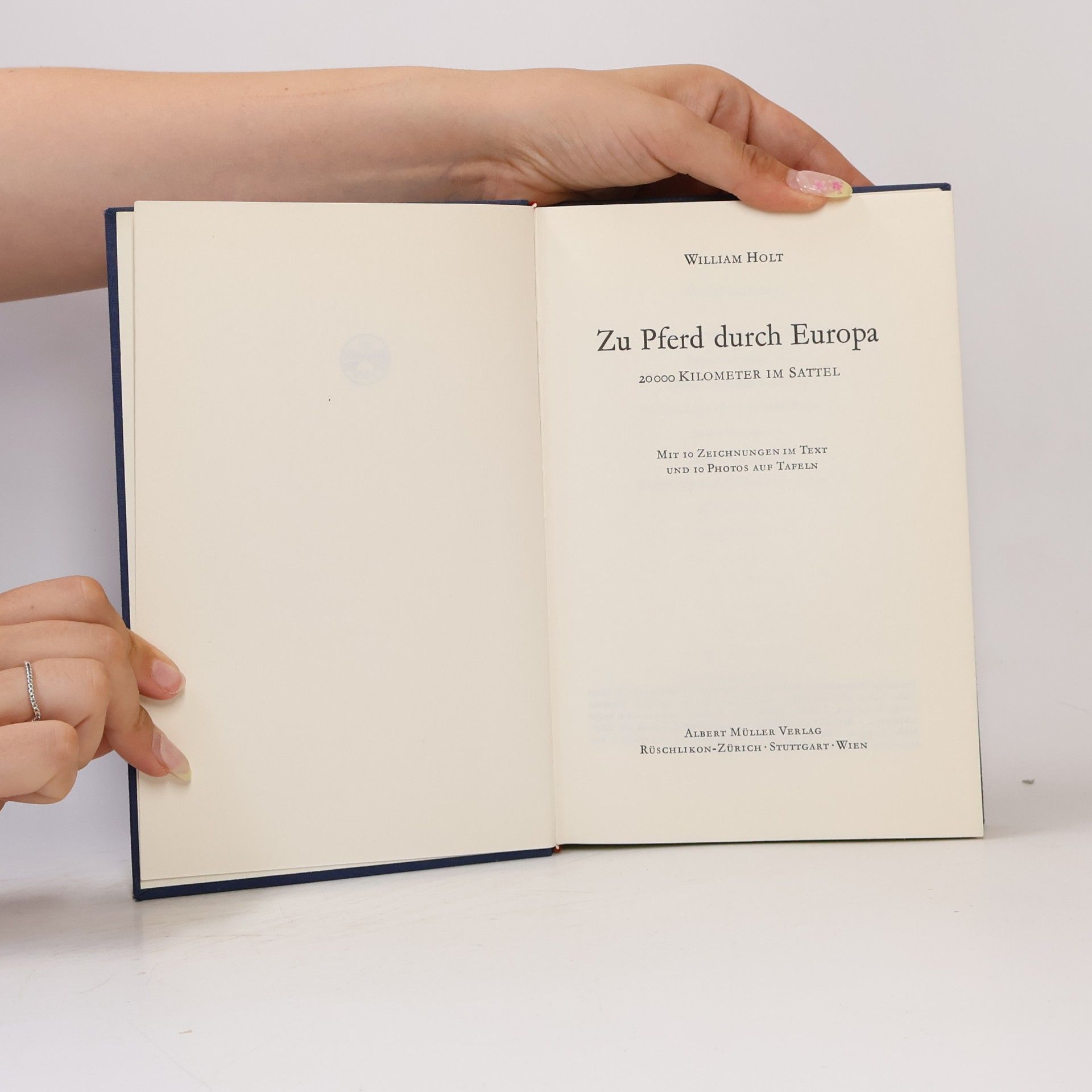 Holt William Zu Pferd durch Europa