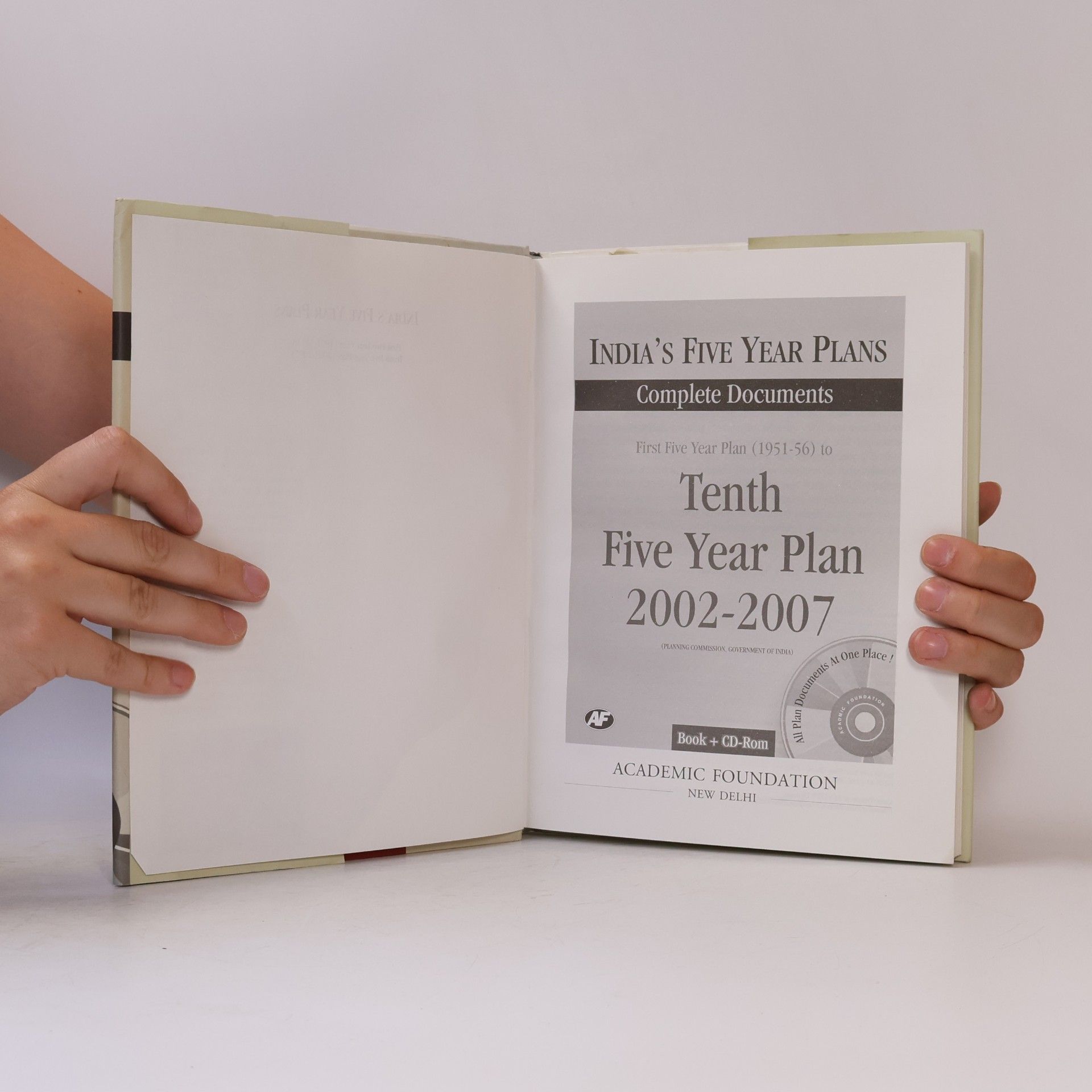 Academic Foundation Editors India's Five Year Plans