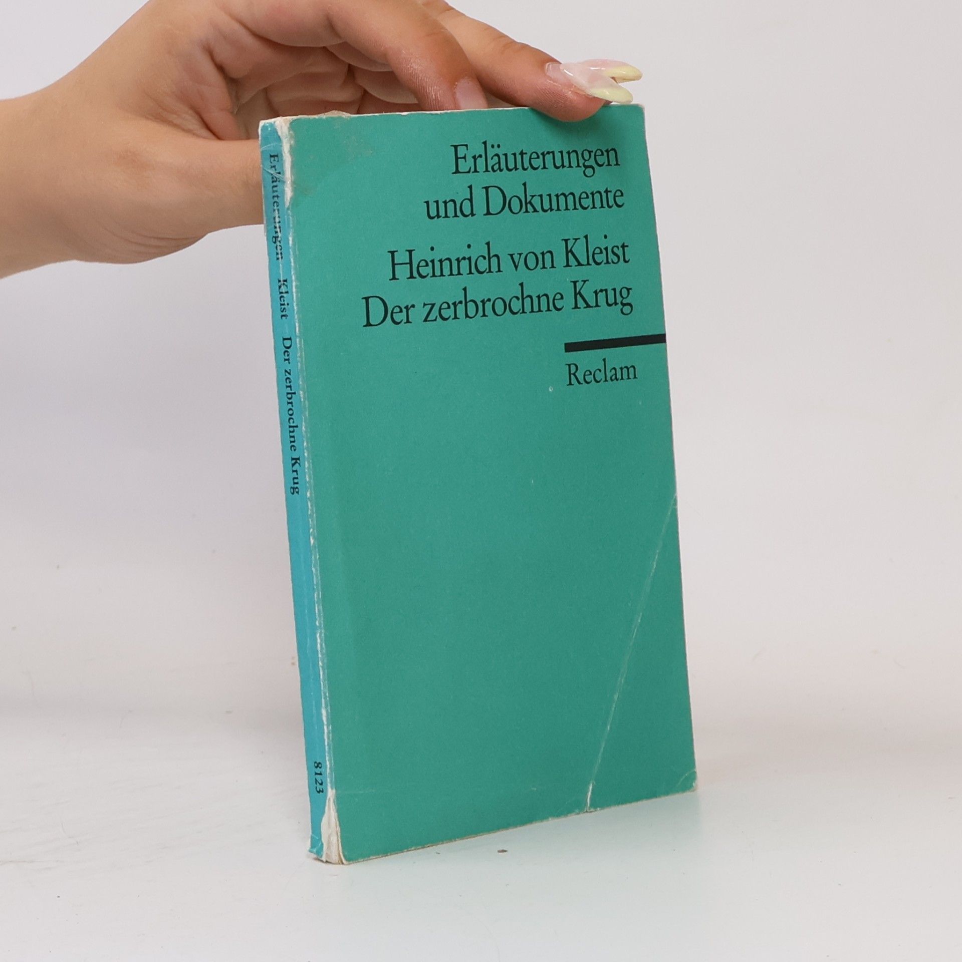 Helmut Sembdner Heinrich von Kleist, Der zerbrochene Krug
