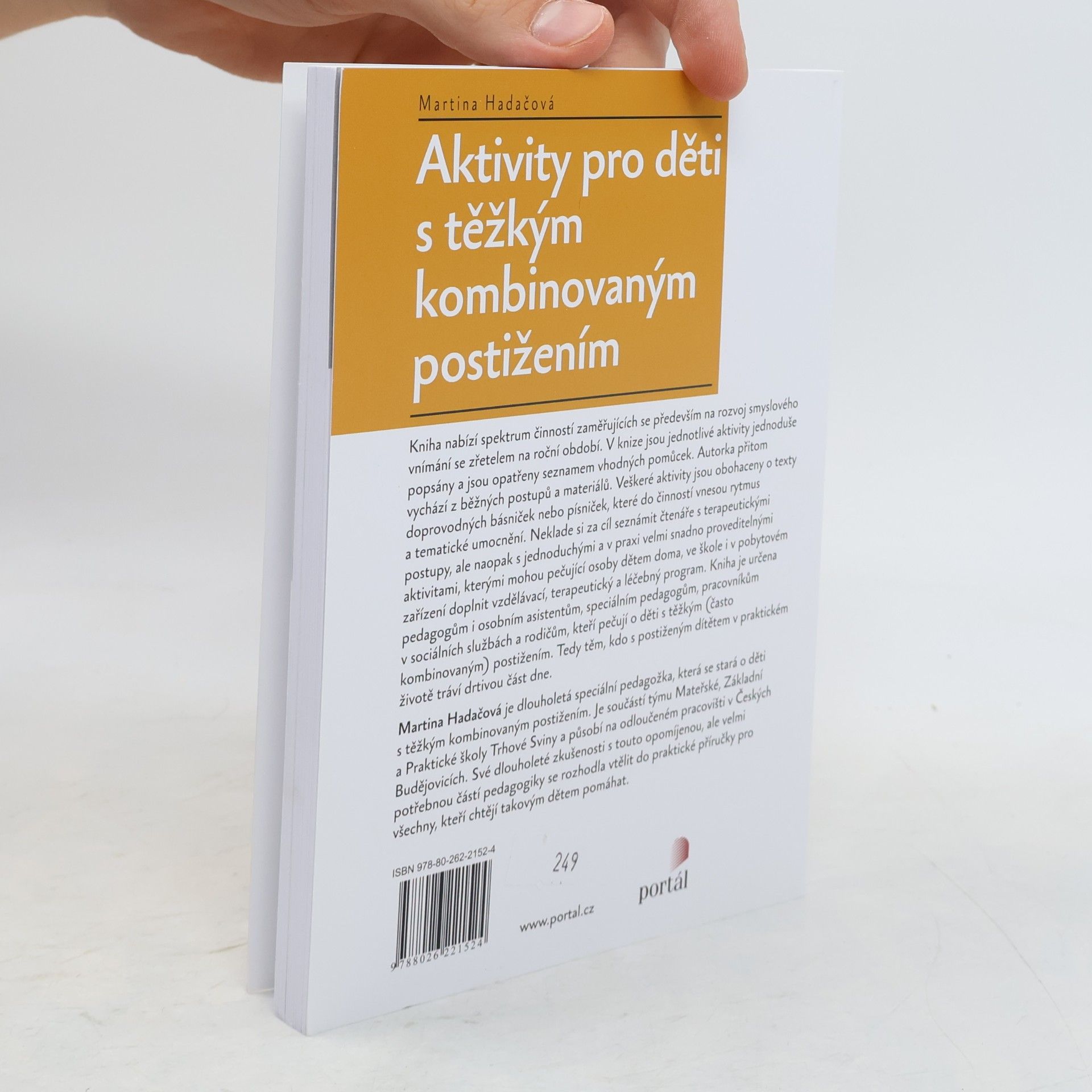 Hadačová Martina Aktivity pro děti s těžkým kombinovaným postižením