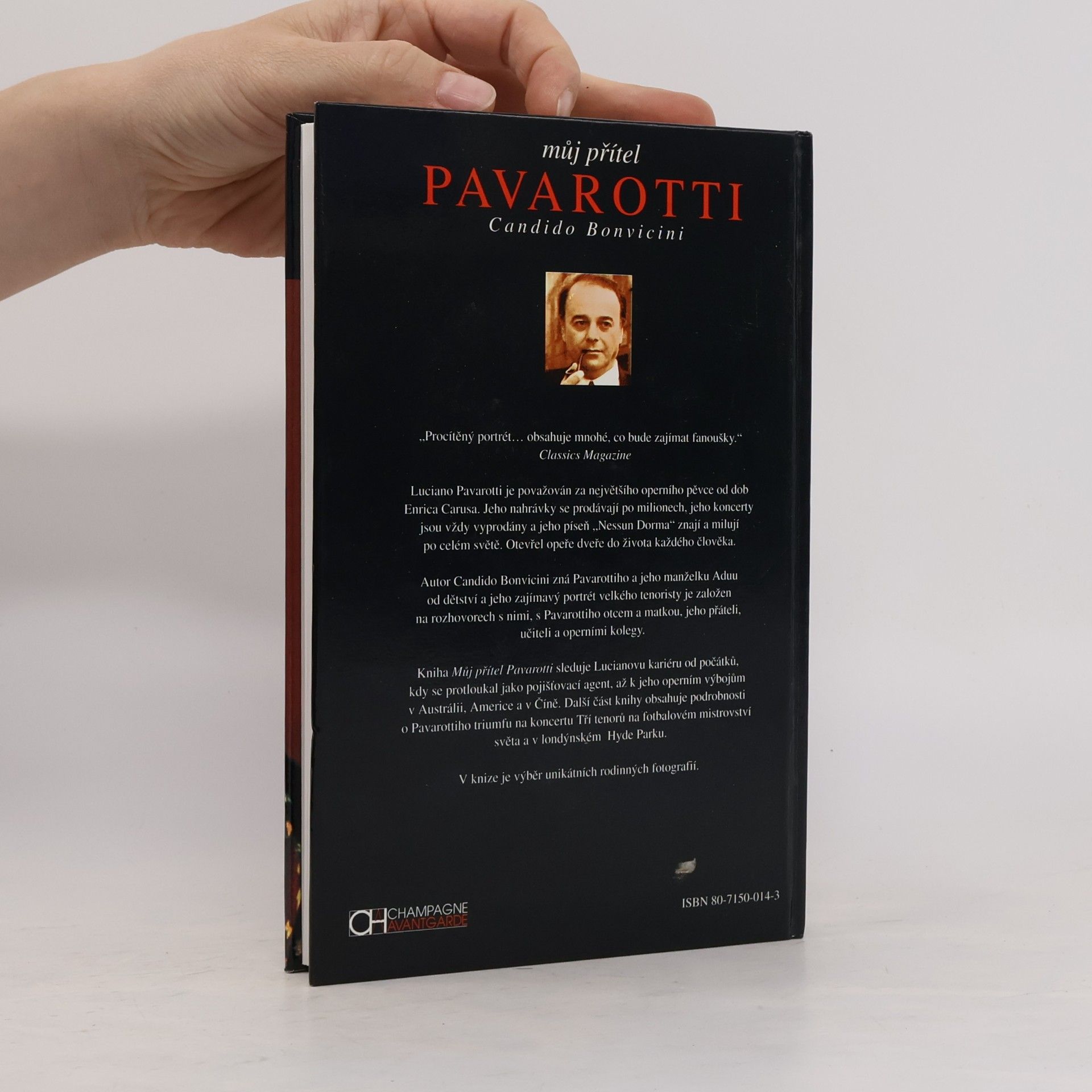 Candido Bonvicini Můj přítel Pavarotti