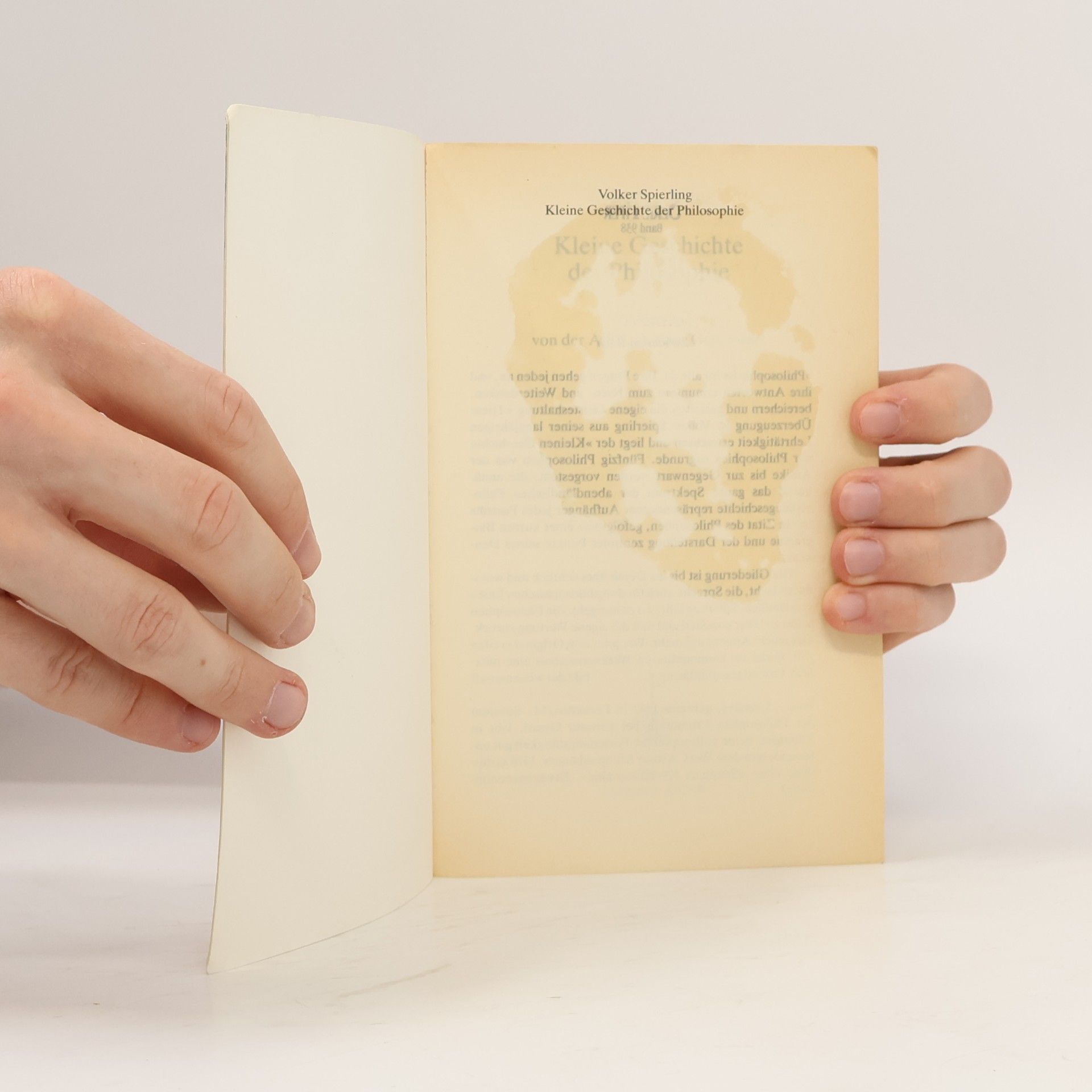 Volker Spierling Kleine Geschichte der Philosophie
