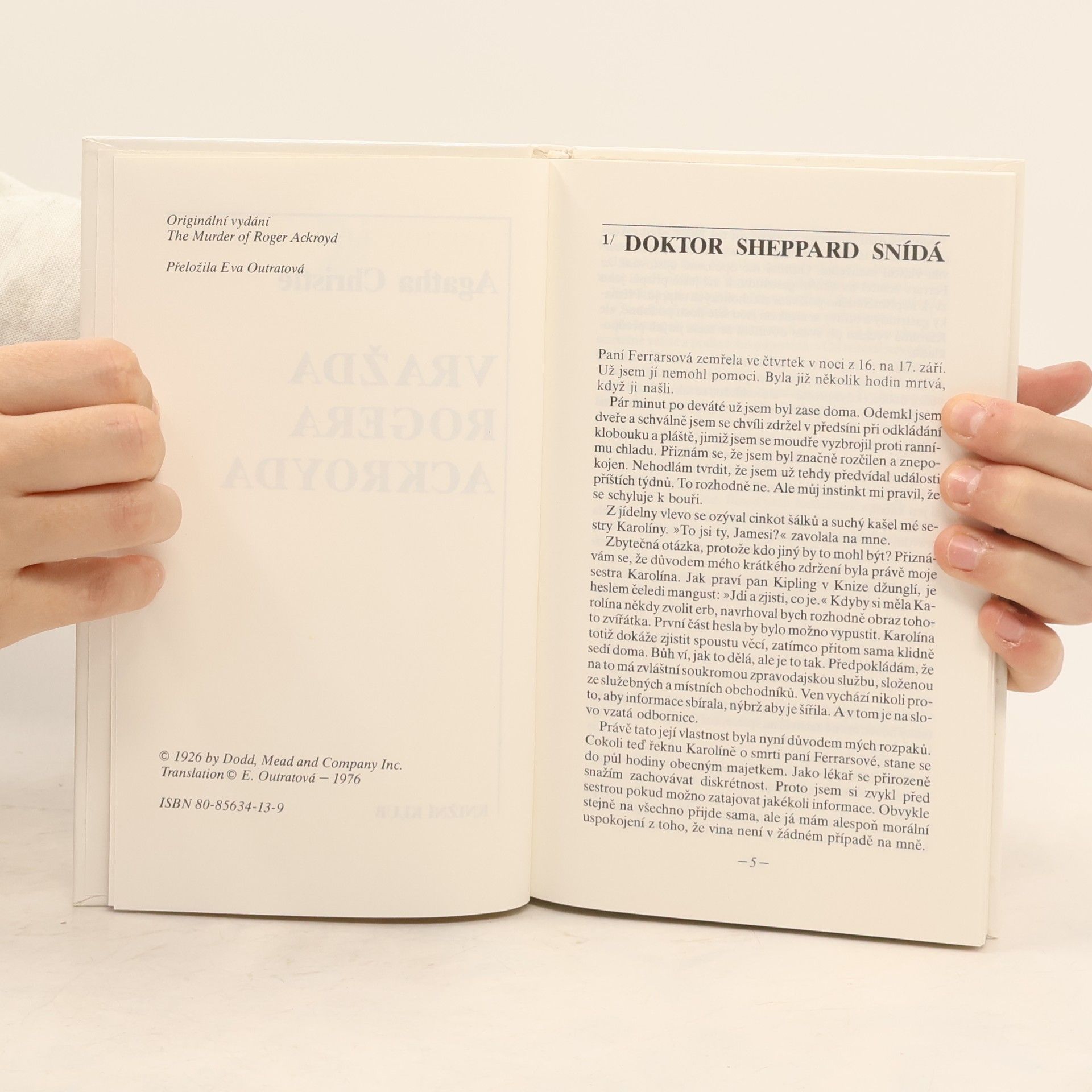 Agatha Christie Vražda Rogera Ackroyda