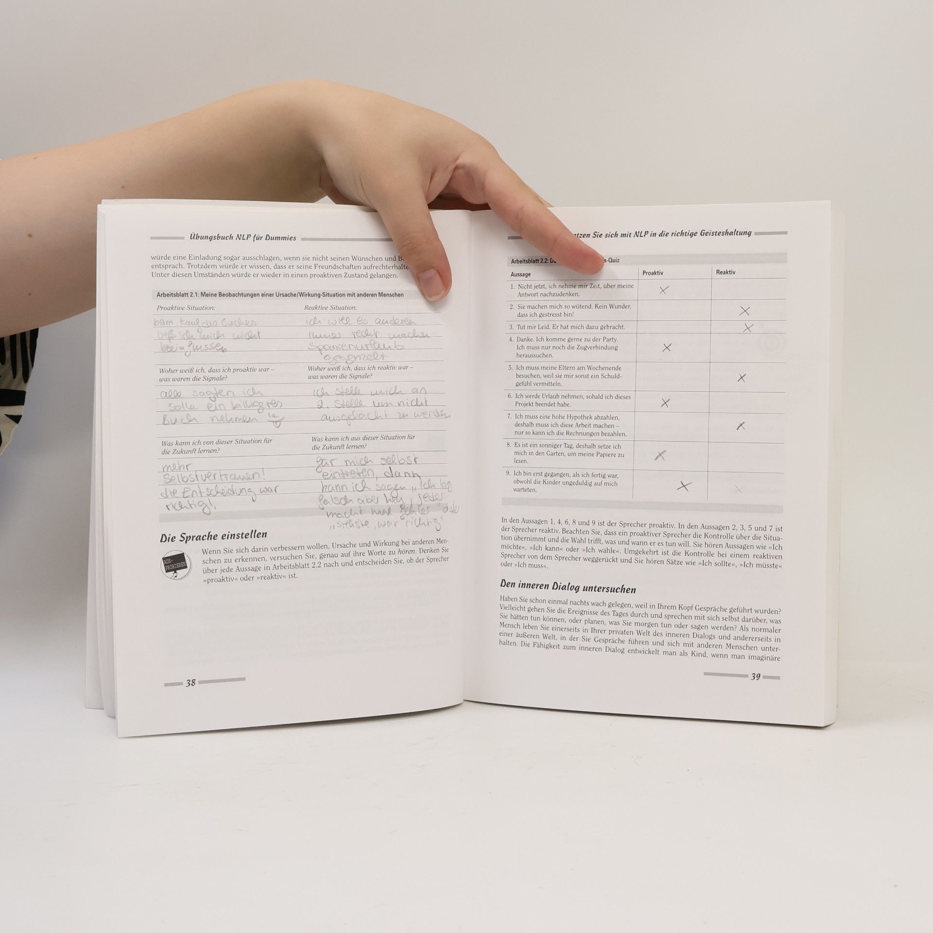 Romilla Ready Übungsbuch NLP für Dummies