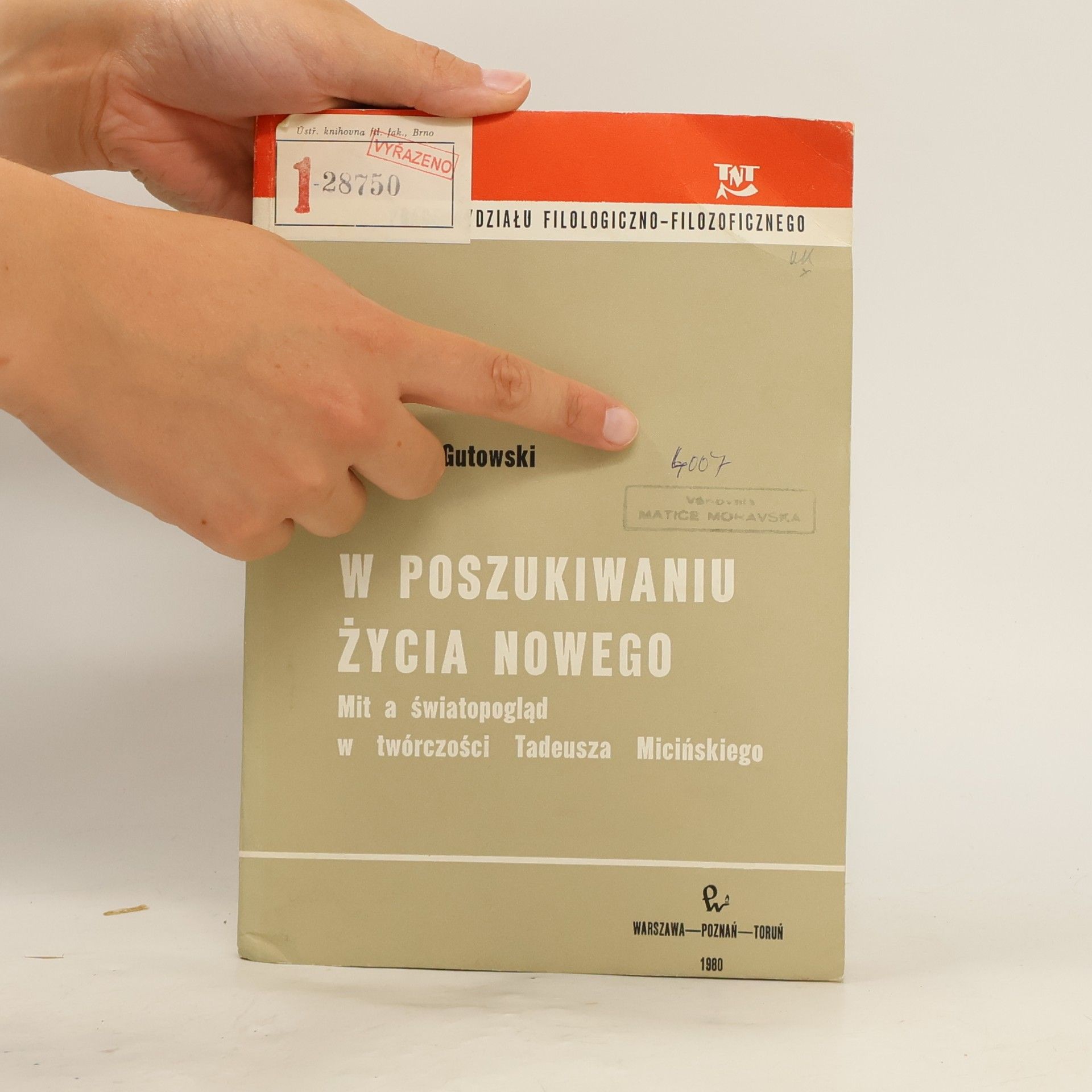Wojciech Gutowski W poszukiwaniu życia nowego
