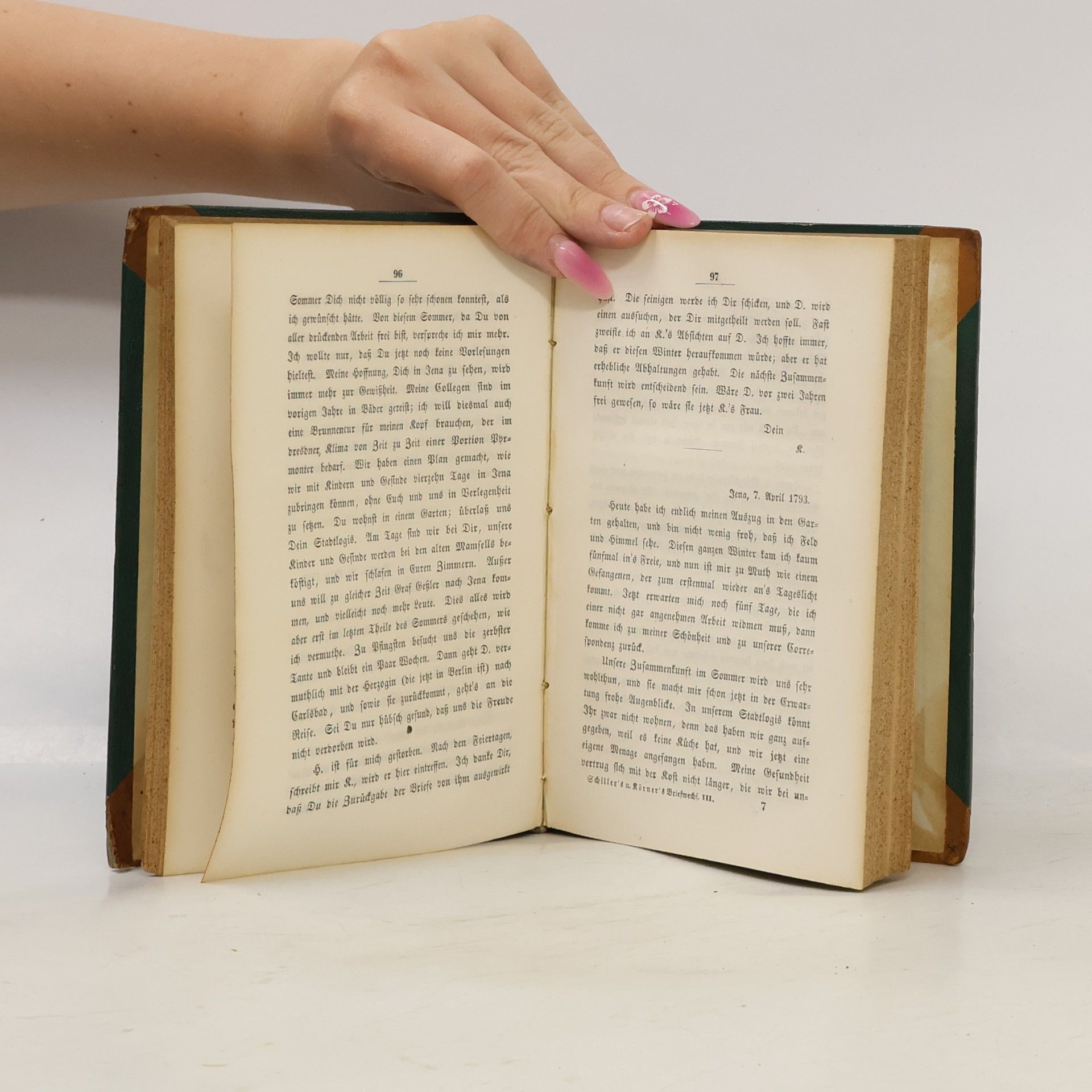 Friedrich Schiller Schillers Briefwechsel mit Körner 3. 1793-1796