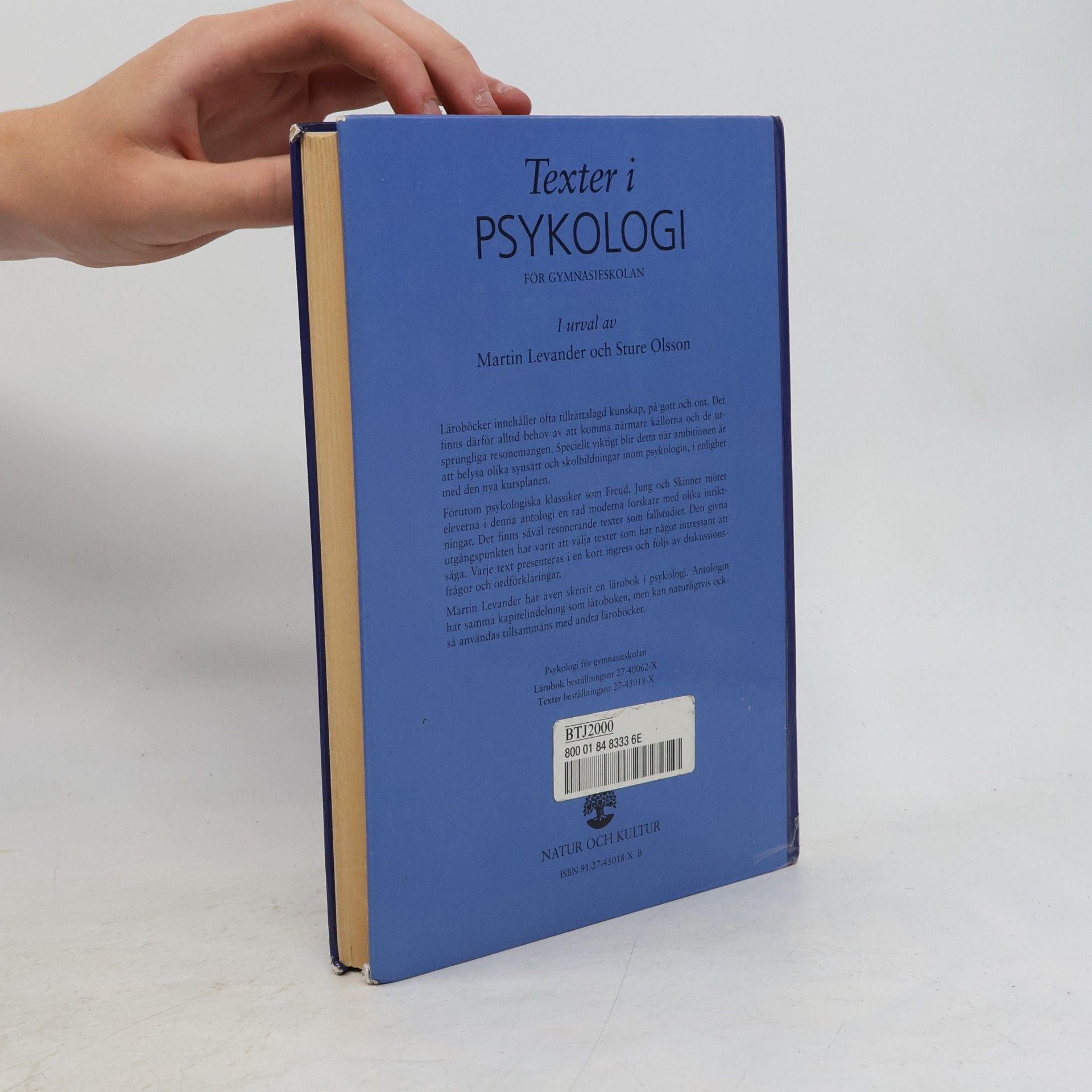 Martin Levander Texter i psykologi