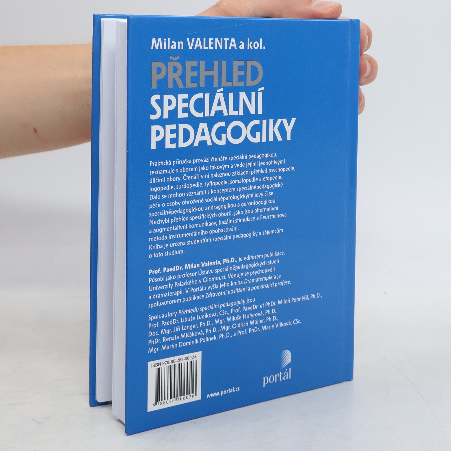 Milan Valenta Přehled speciální pedagogiky
