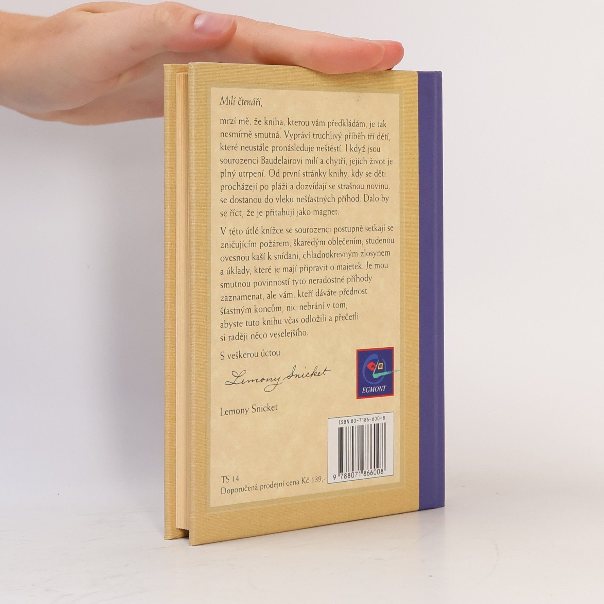 Lemony Snicket Řada nešťastných příhod 1. Zlý začátek