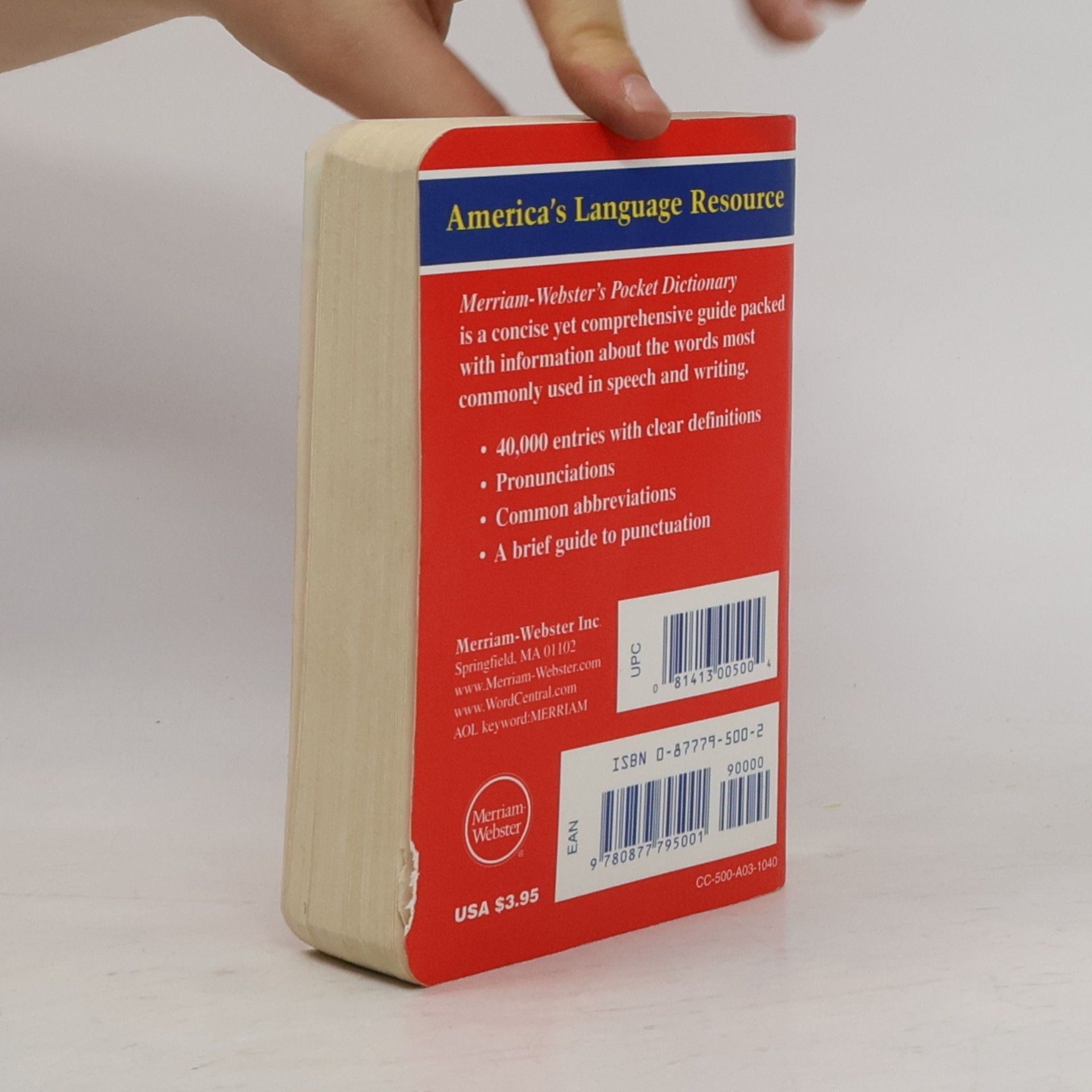 Merriam-Webster Pocket dictionary