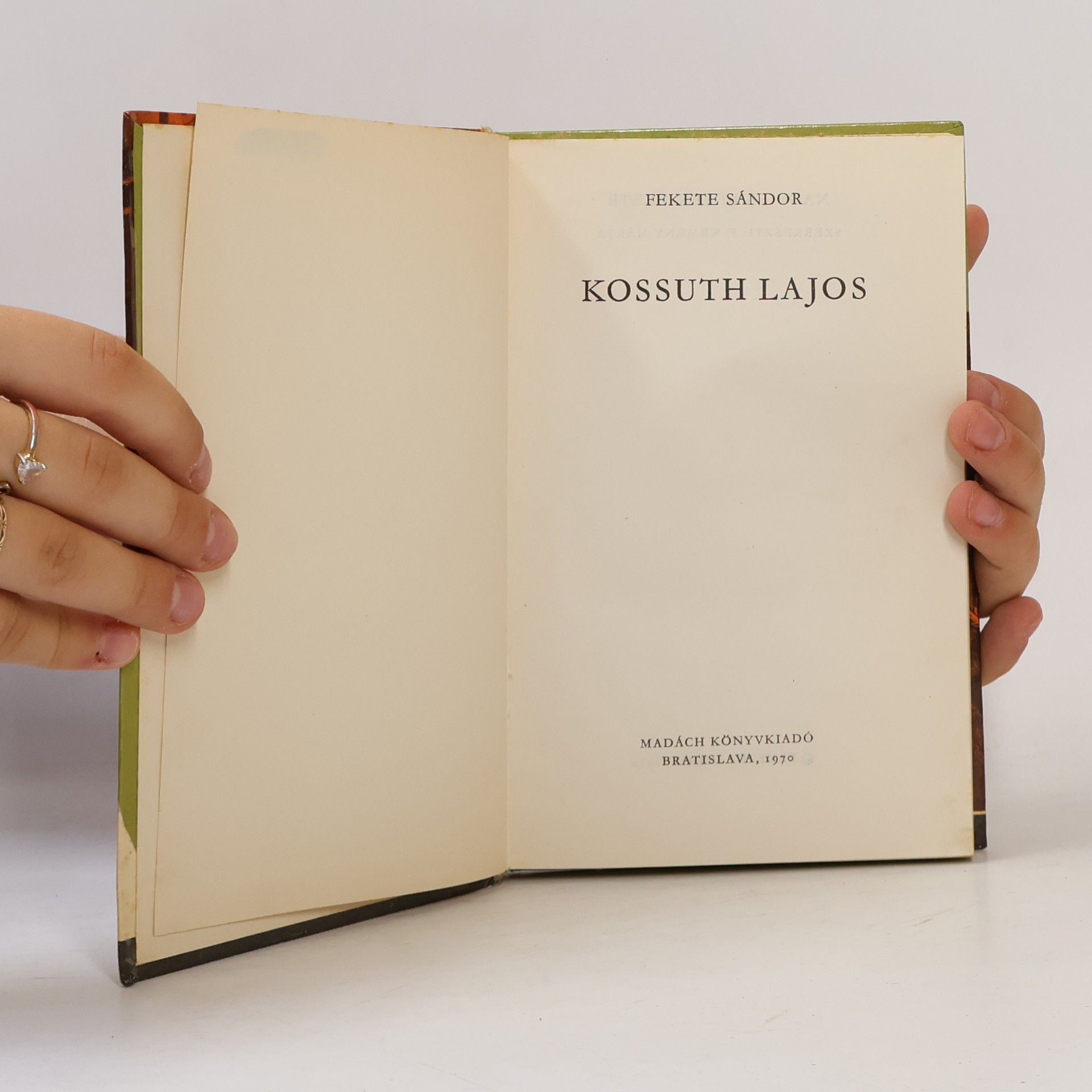 János Fekete Kossuth Lajos