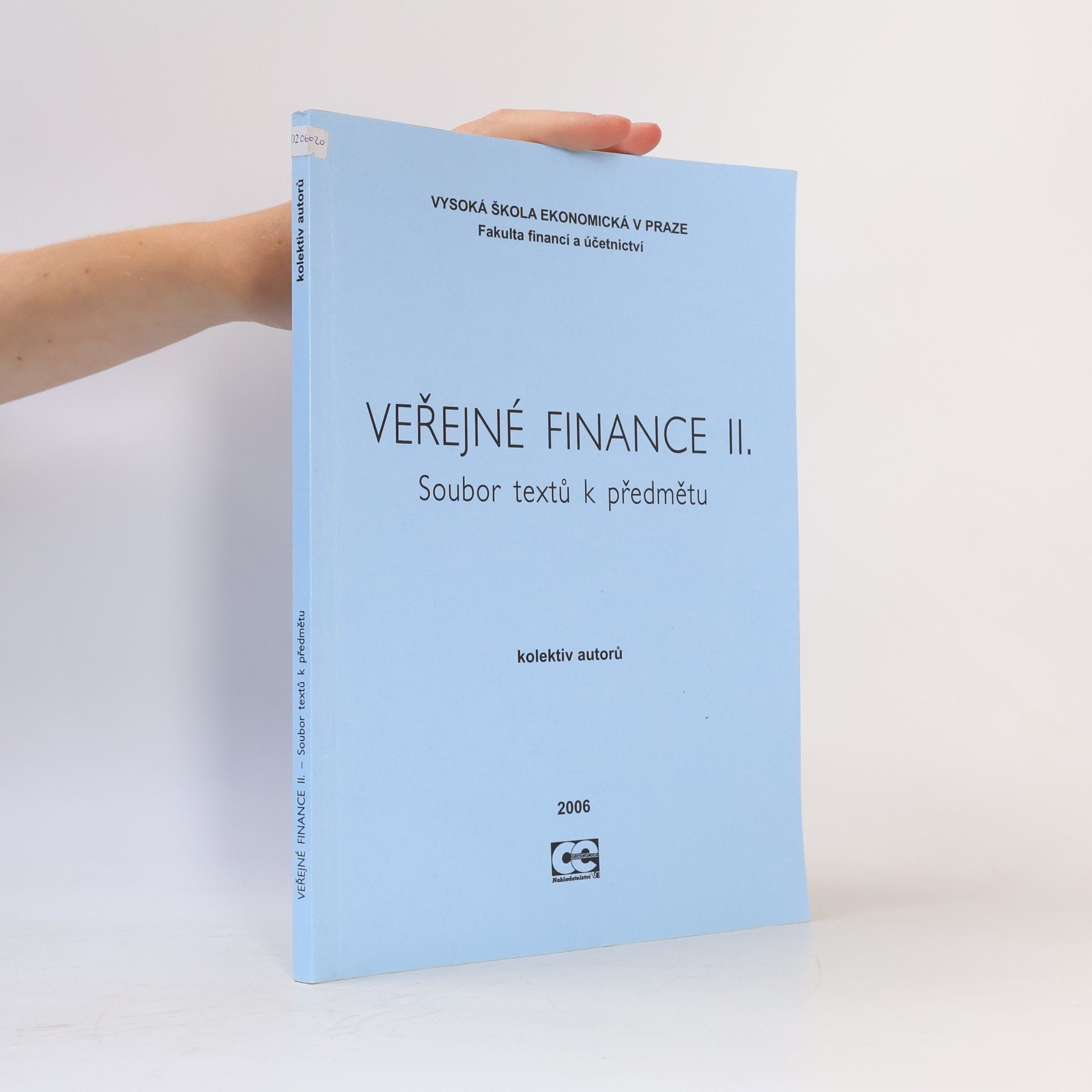 AA.VV. Veřejné finance II. Soubor textů k předmětu