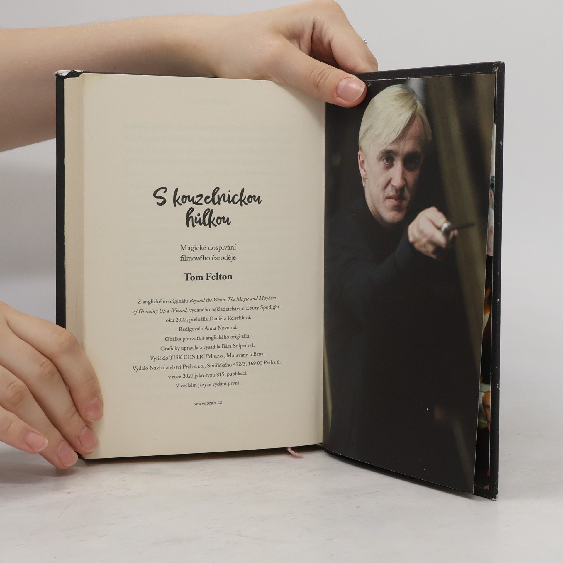 Tom Felton S kouzelnickou hůlkou