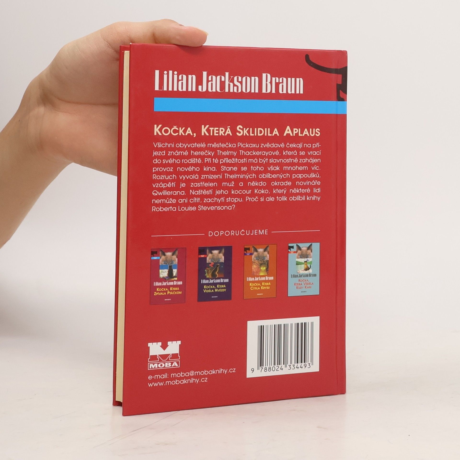 Lilian Jackson Braun Kočka, která sklidila aplaus