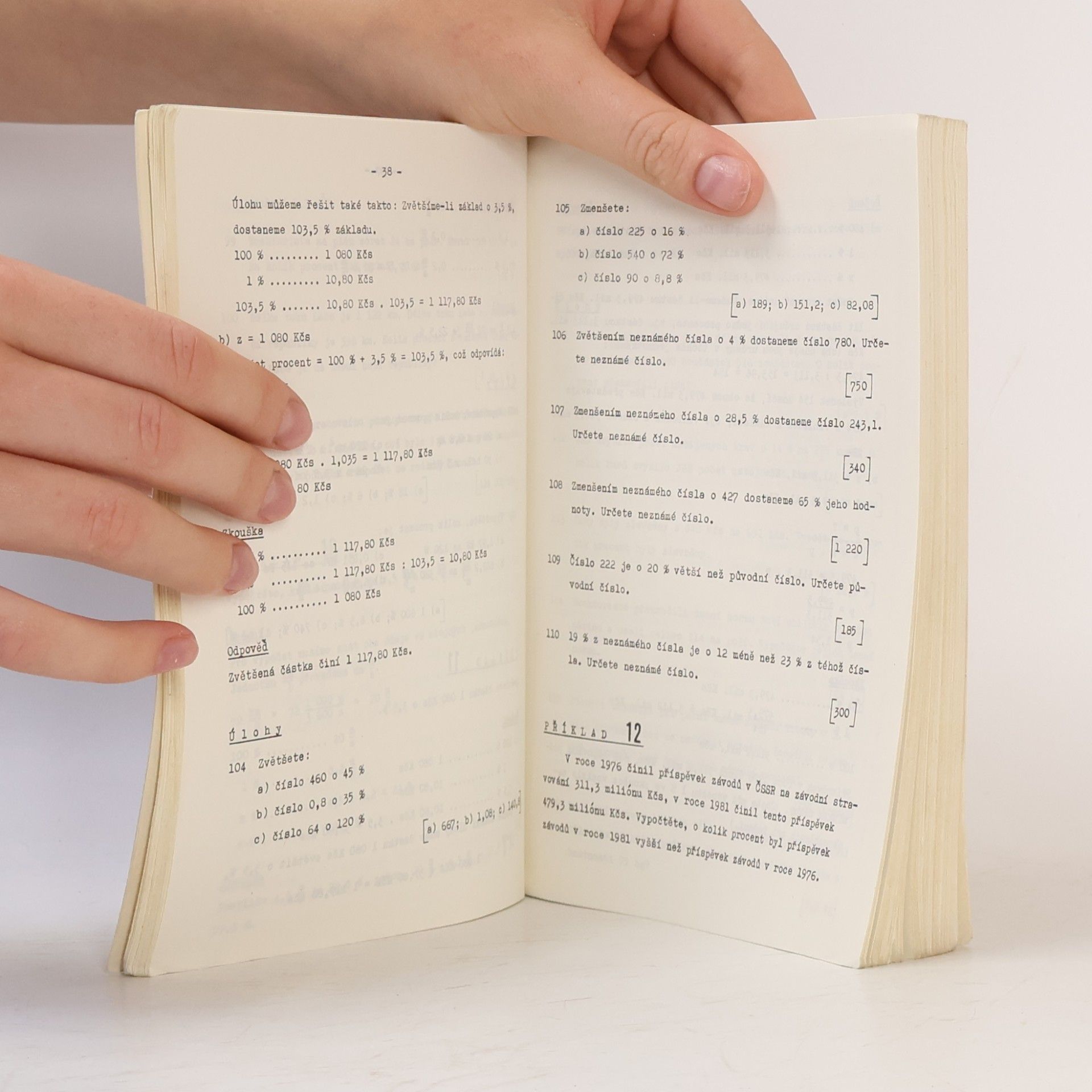 František Běloun Sbírka úloh z matematiky pro základní školy