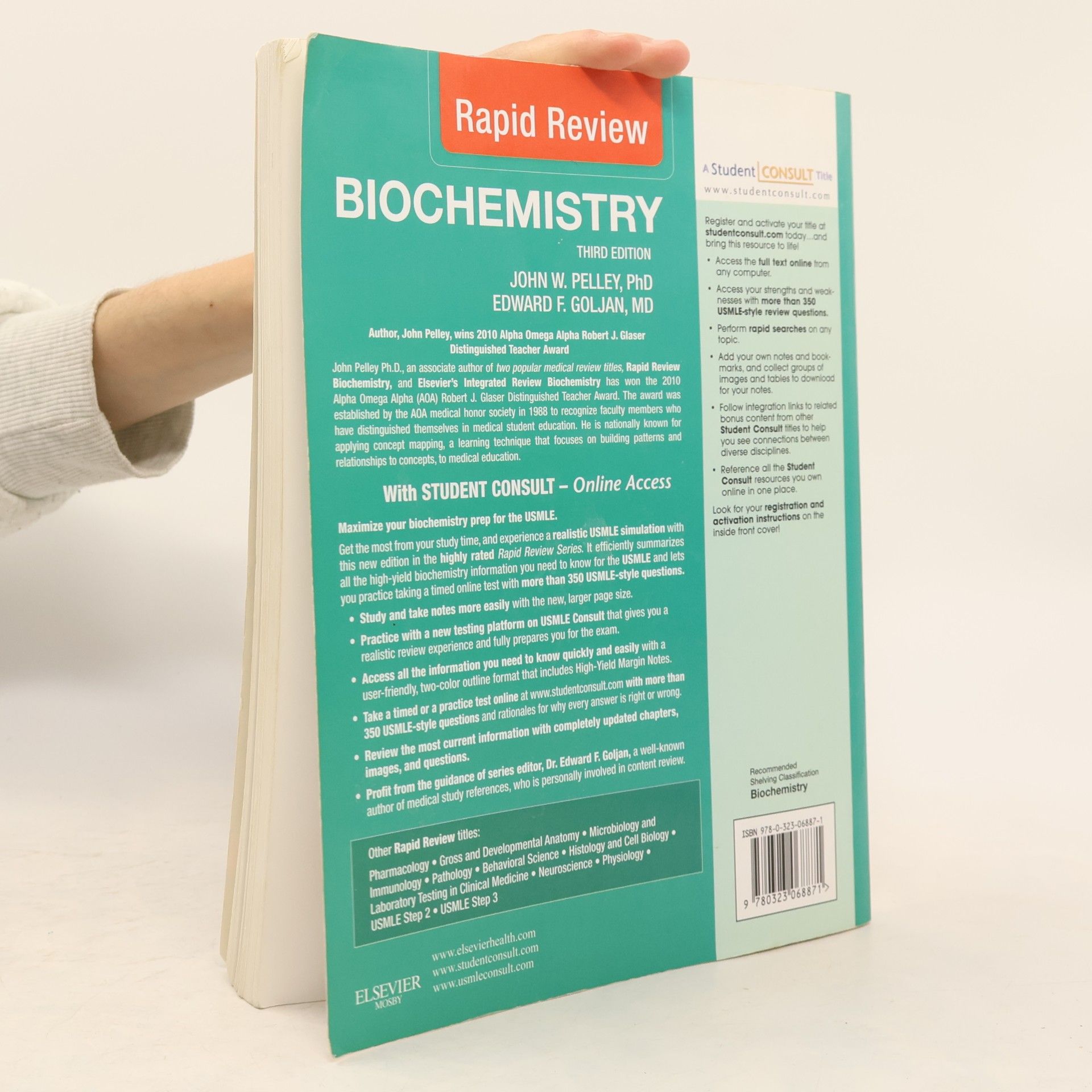 John W. Pelley Rapid review biochemistry